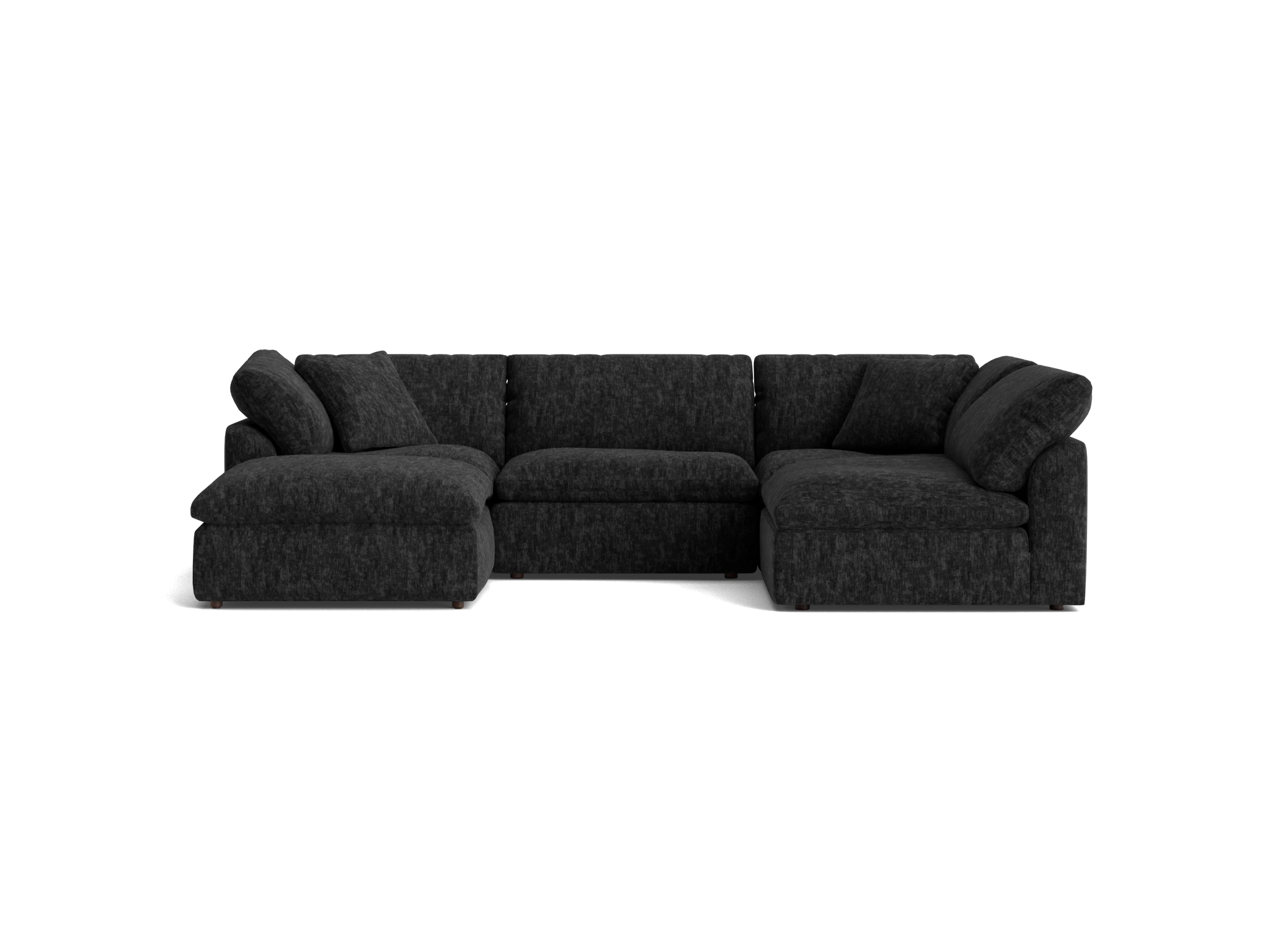 bryant sofa bumper sectional %285 piece%29 crave lava rock