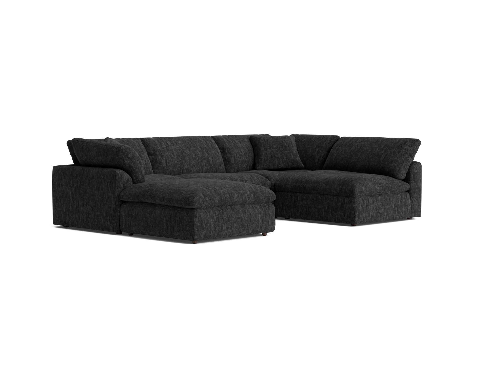 bryant sofa bumper sectional %285 piece%29 crave lava rock