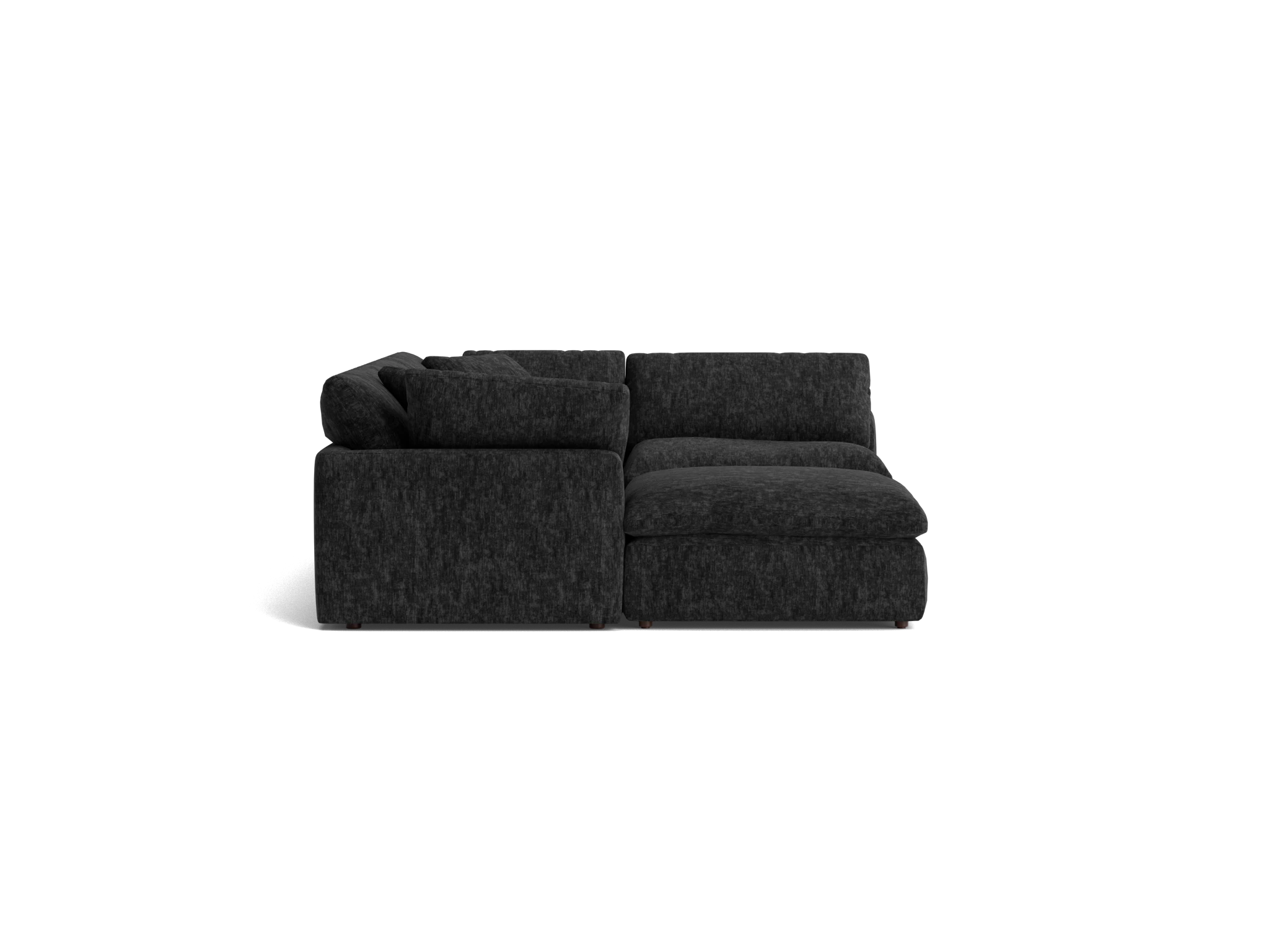 bryant sofa bumper sectional %285 piece%29 crave lava rock