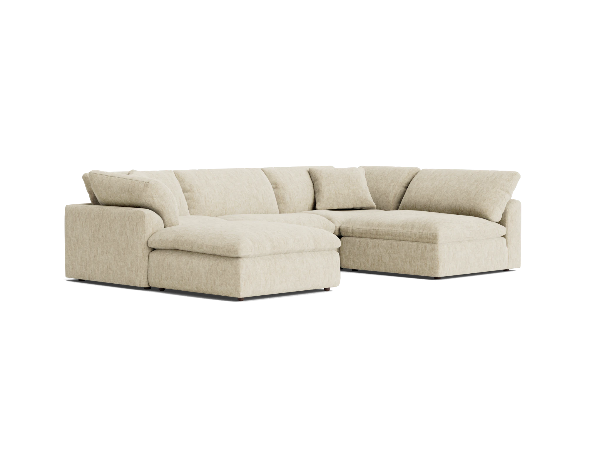 bryant sofa bumper sectional %285 piece%29 crave irish cream