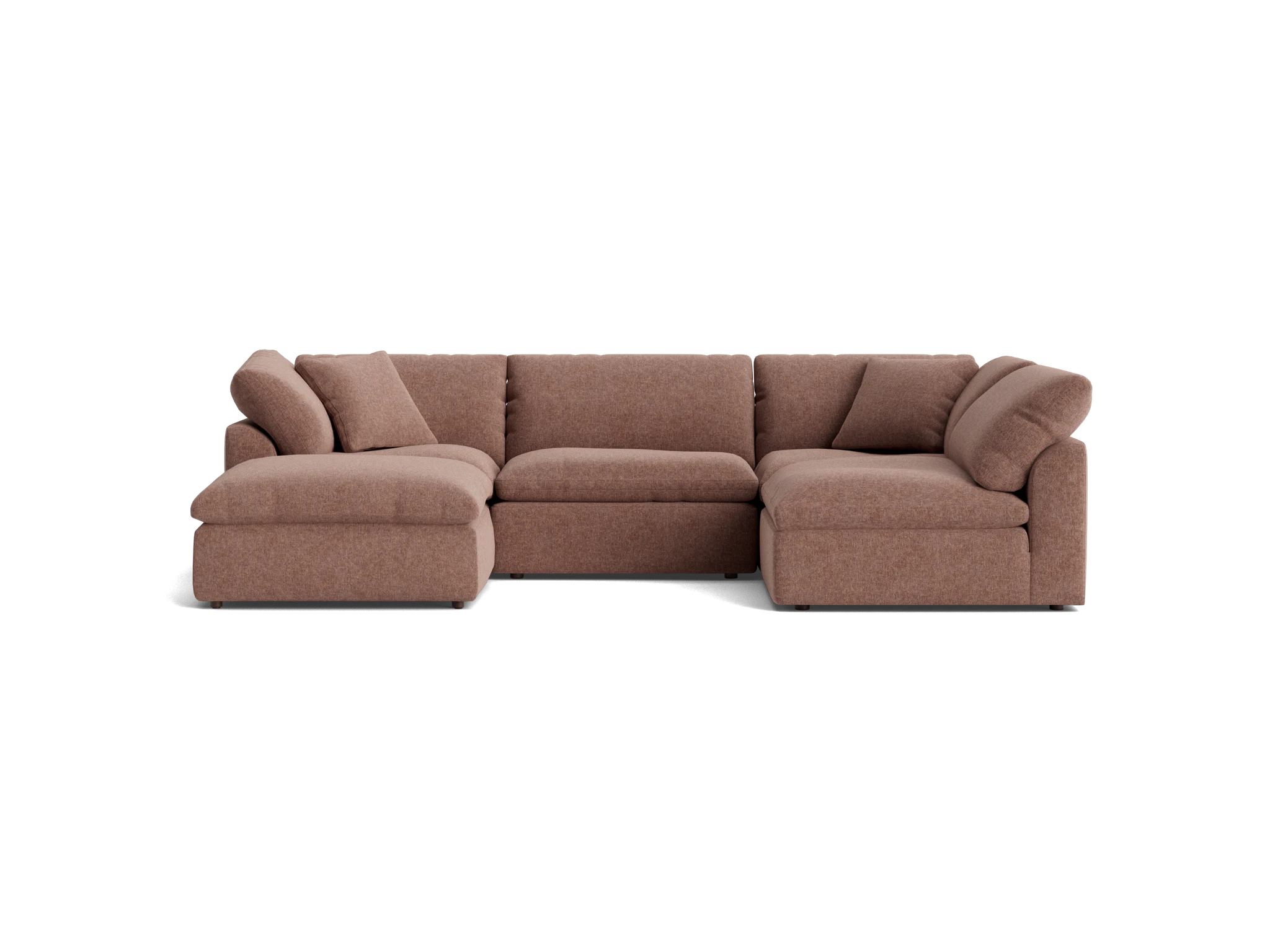bryant sofa bumper sectional %285 piece%29 kenley mauve