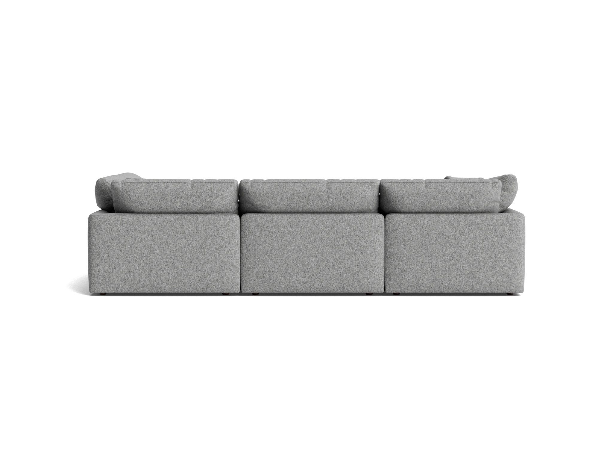 bryant sofa bumper sectional %285 piece%29 taylor felt gray