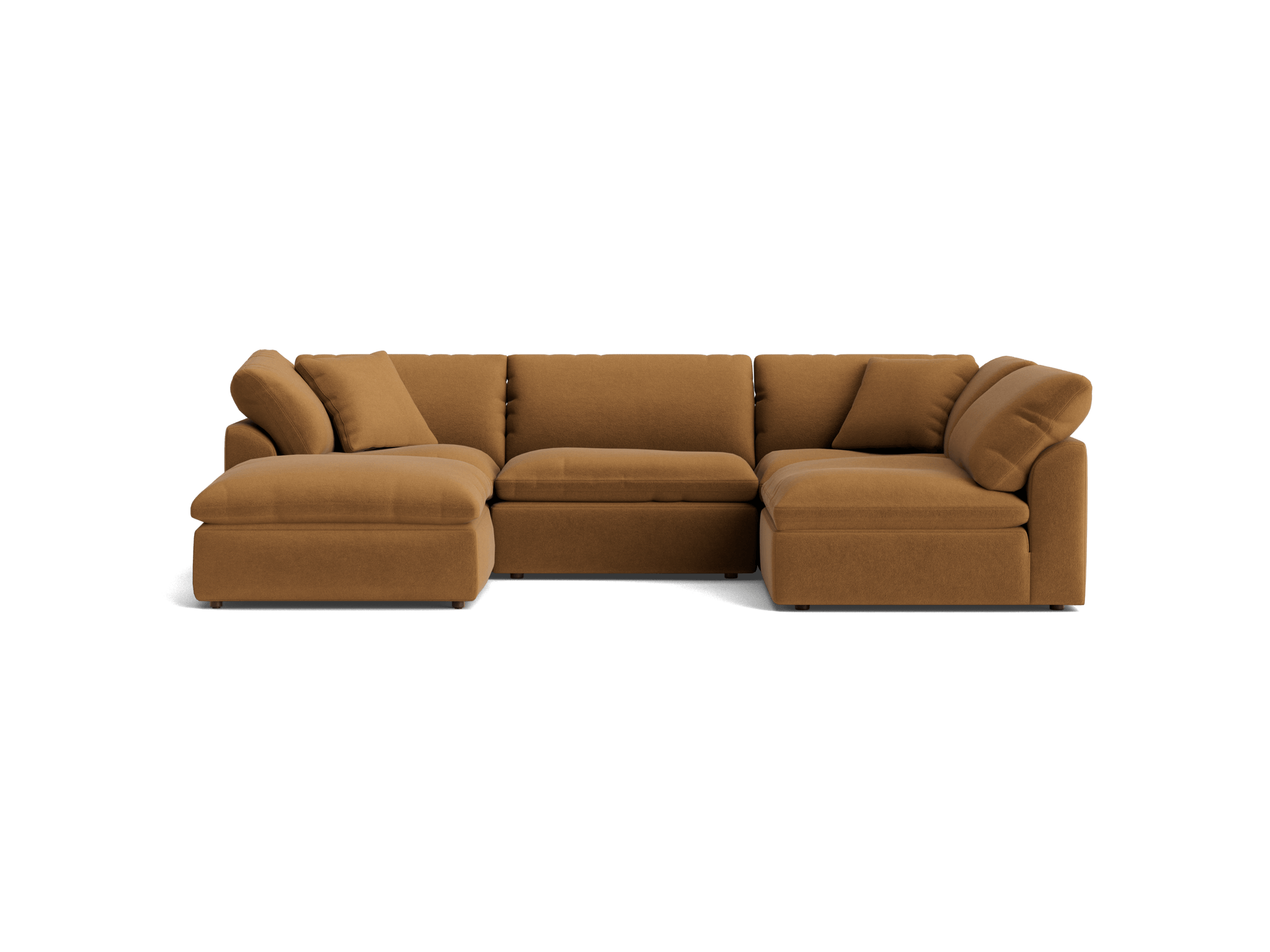 bryant sofa bumper sectional piece) banks nutmeg