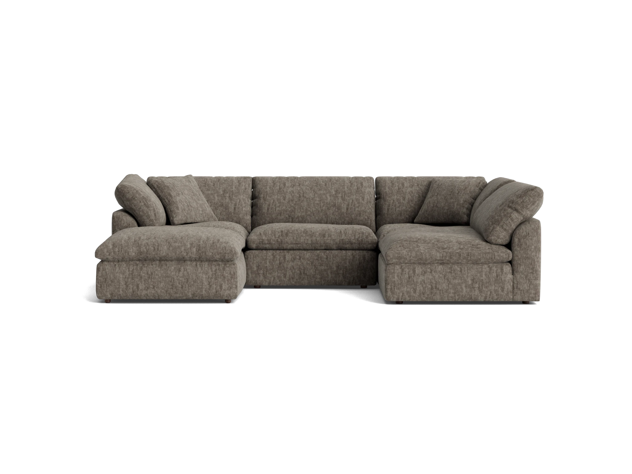 bryant sofa bumper sectional %285 piece%29 crave mocha latte