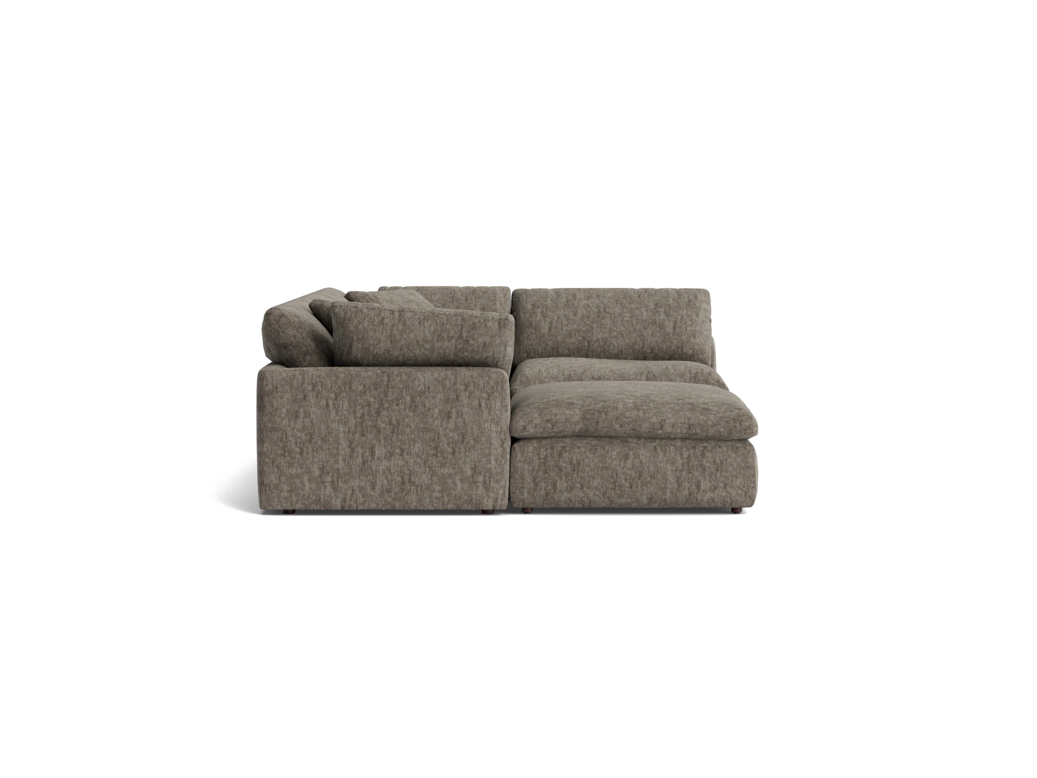 bryant sofa bumper sectional %285 piece%29 crave mocha latte