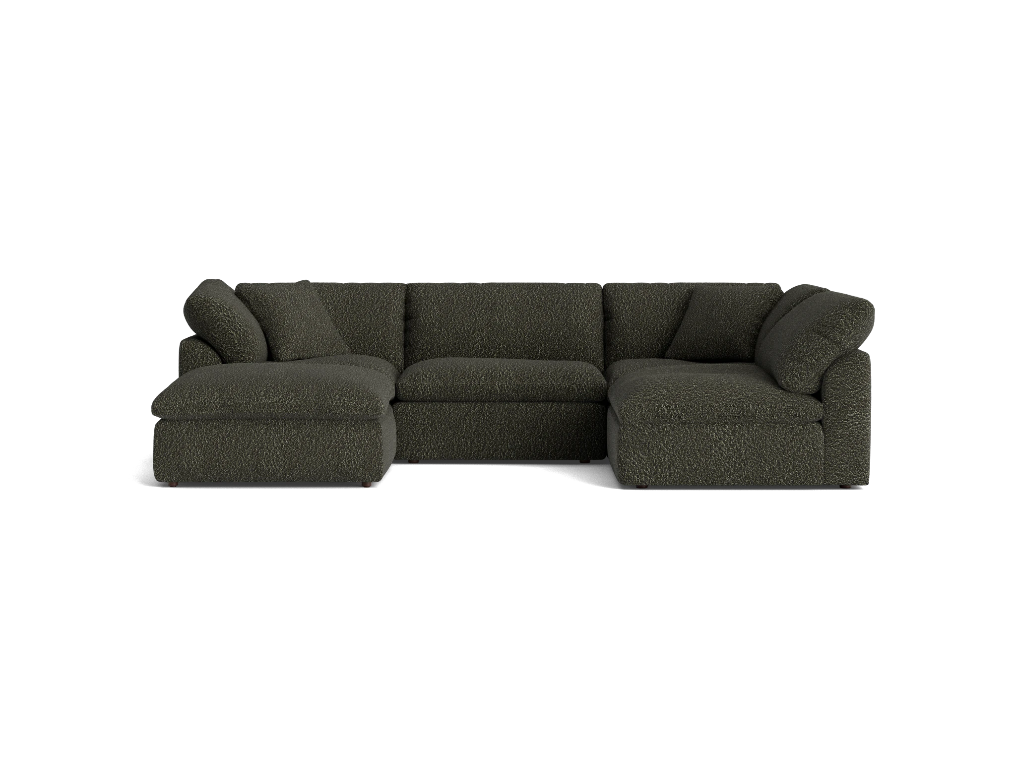 bryant sofa bumper sectional %285 piece%29 bubbly cucumber