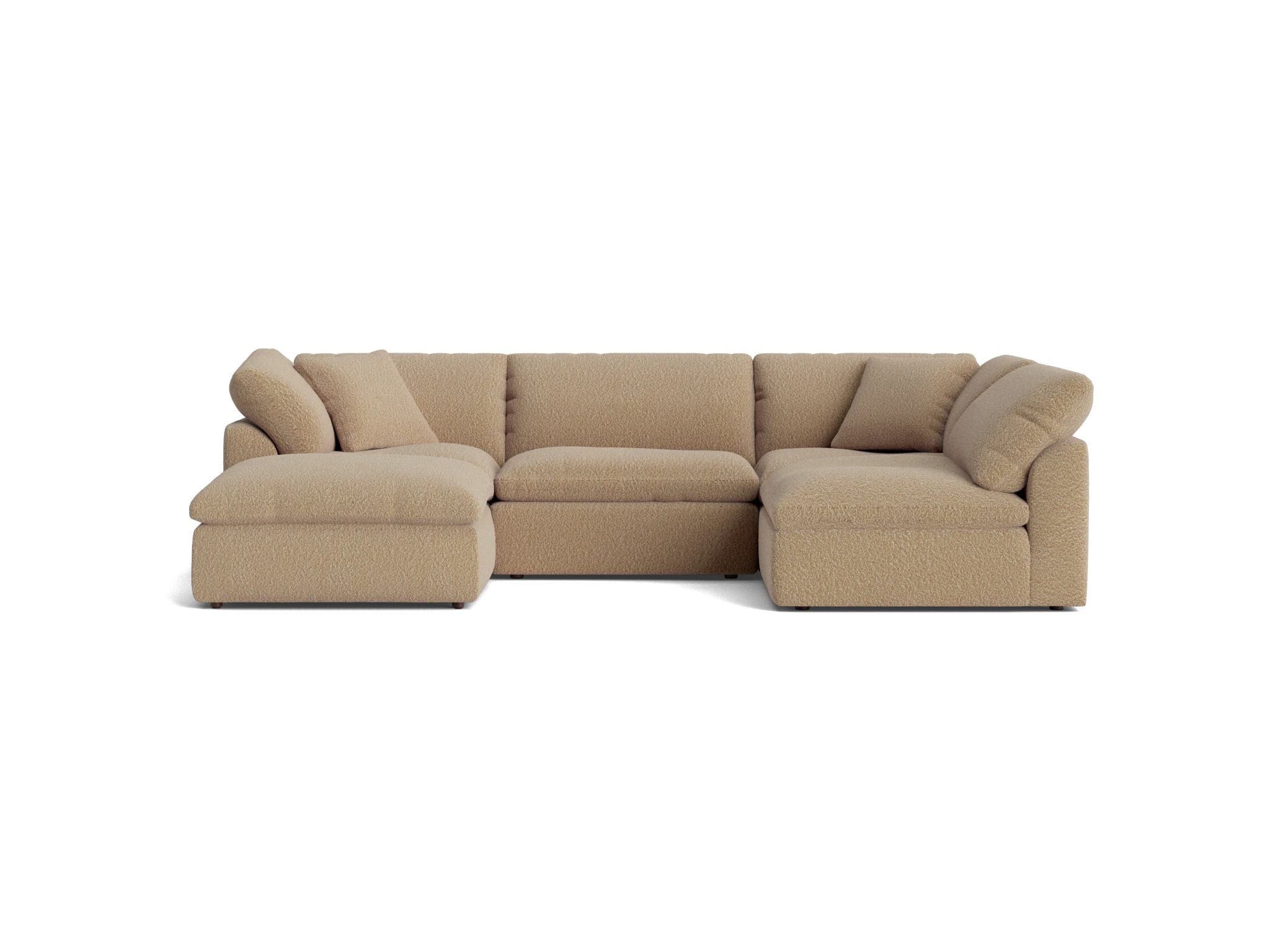 Bryant U-Sofa Bumper Sectional (5 piece)