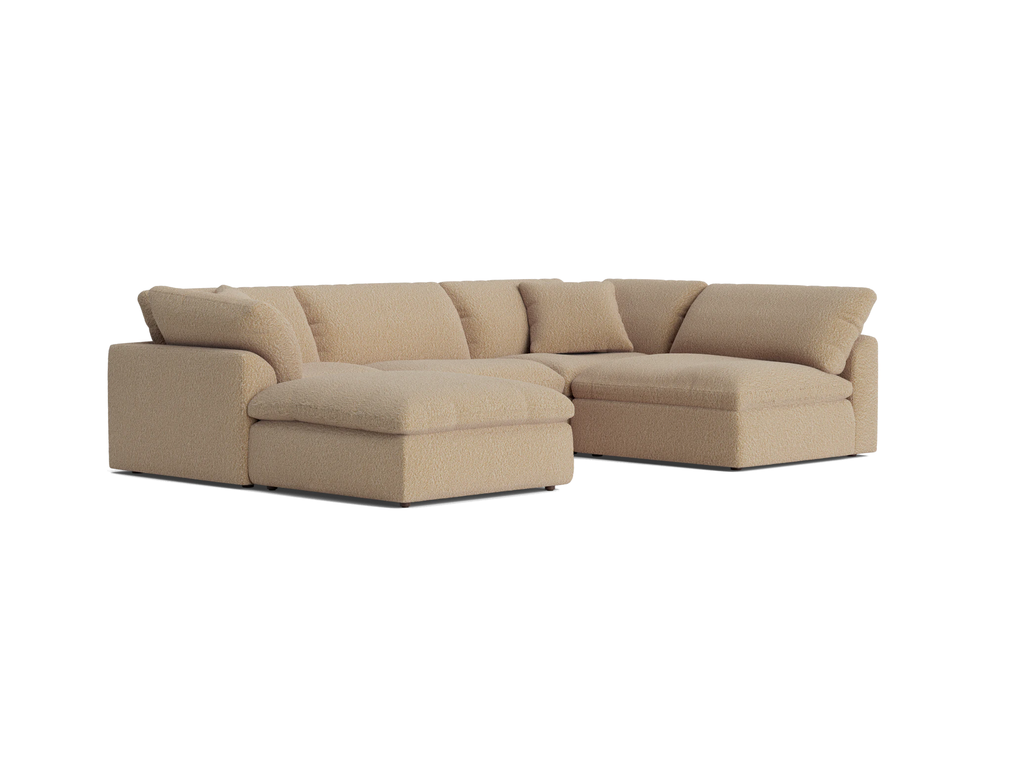 bryant sofa bumper sectional %285 piece%29 bubbly cream soda