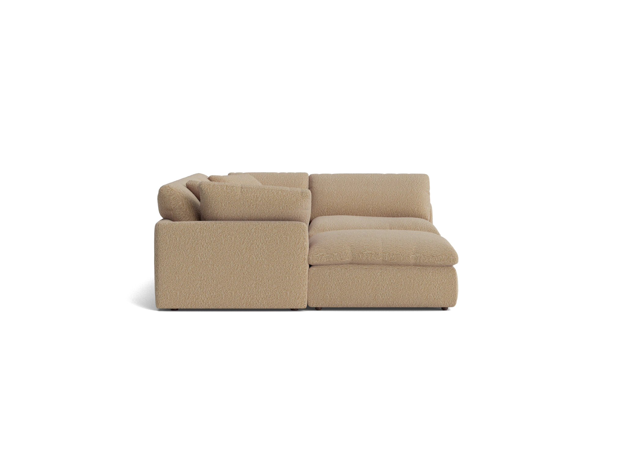 bryant sofa bumper sectional %285 piece%29 bubbly cream soda
