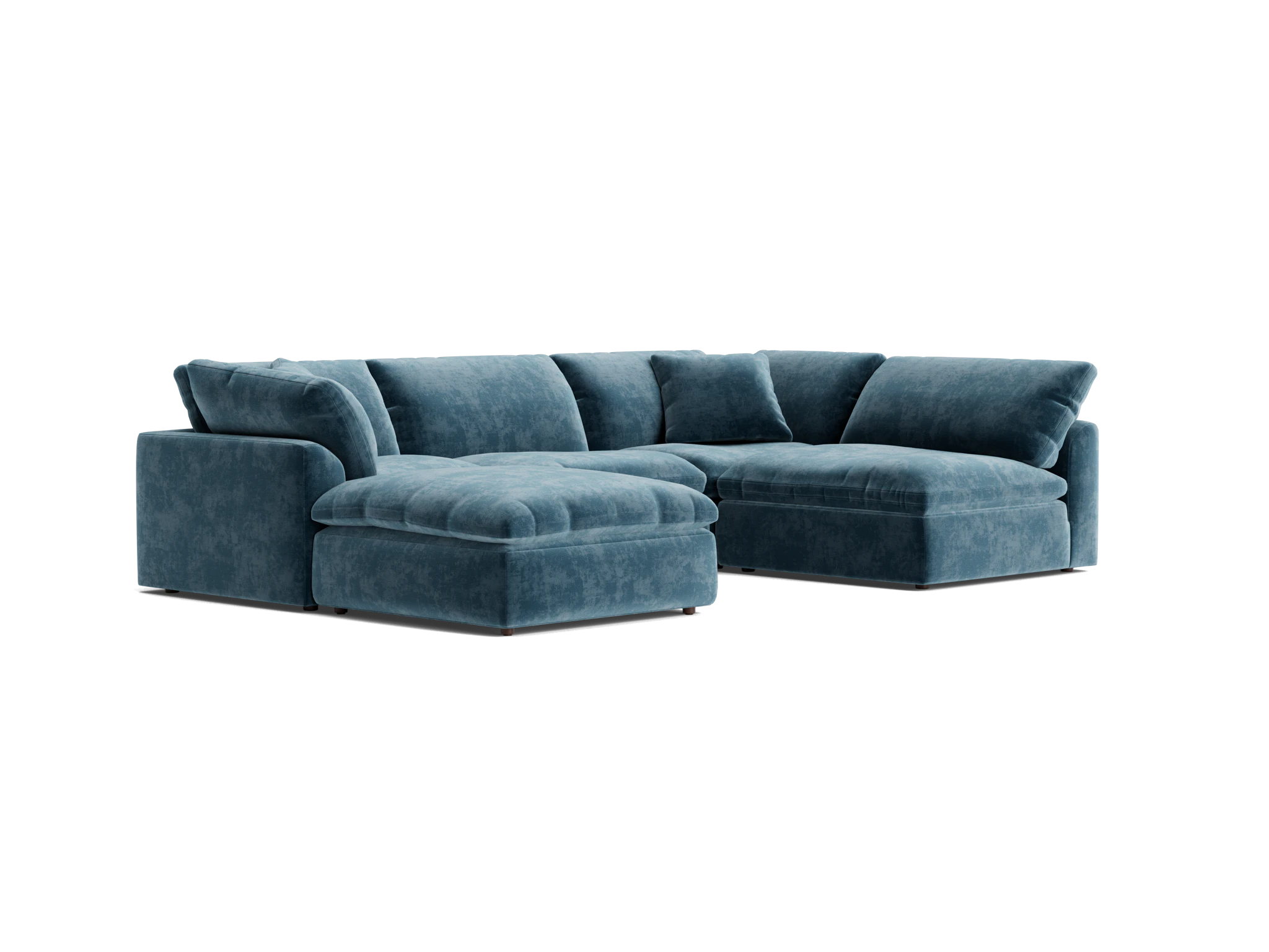 bryant sofa bumper sectional %285 piece%29 harper biscay bay