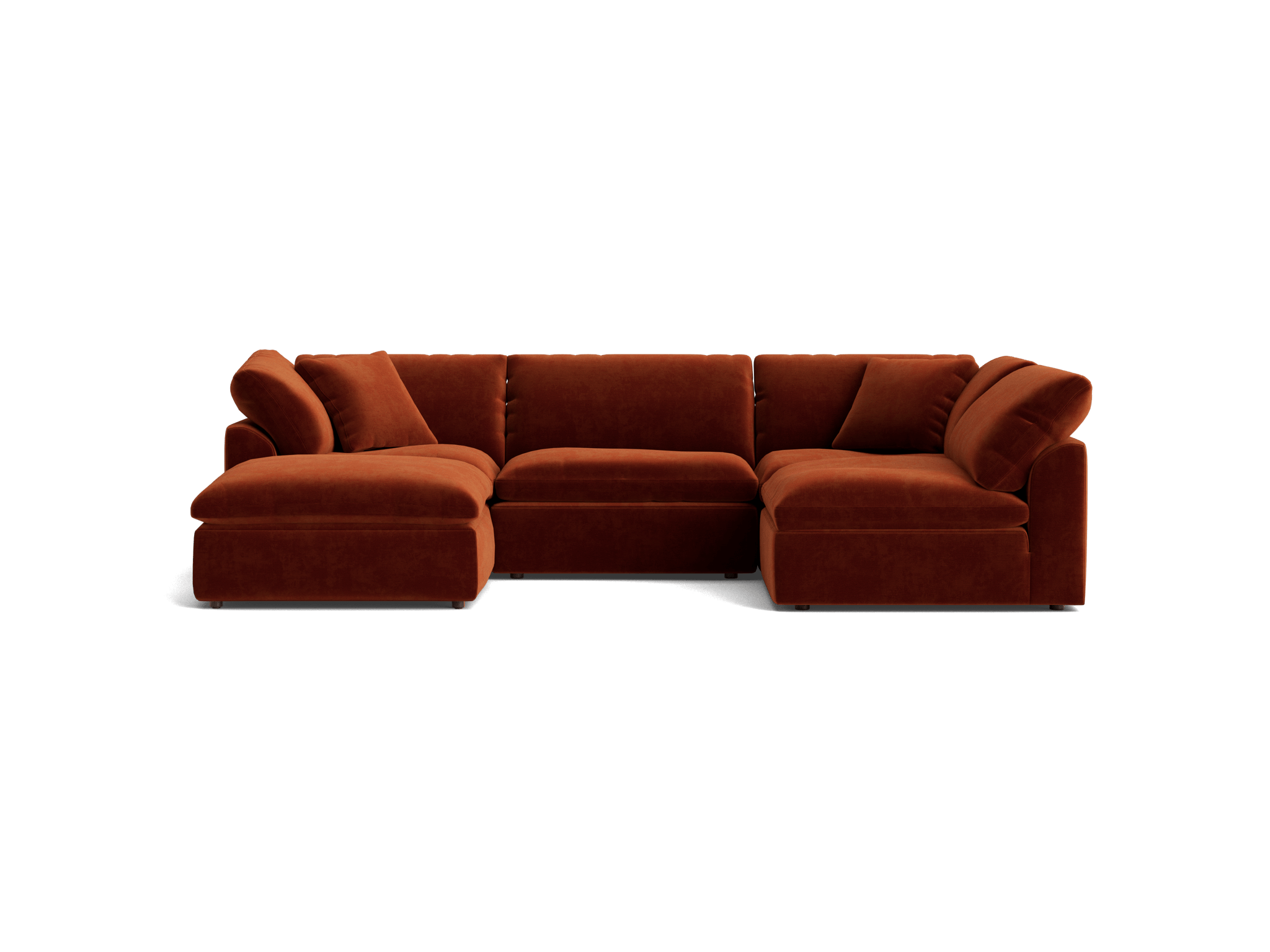 bryant sofa bumper sectional piece) harper cinnamon