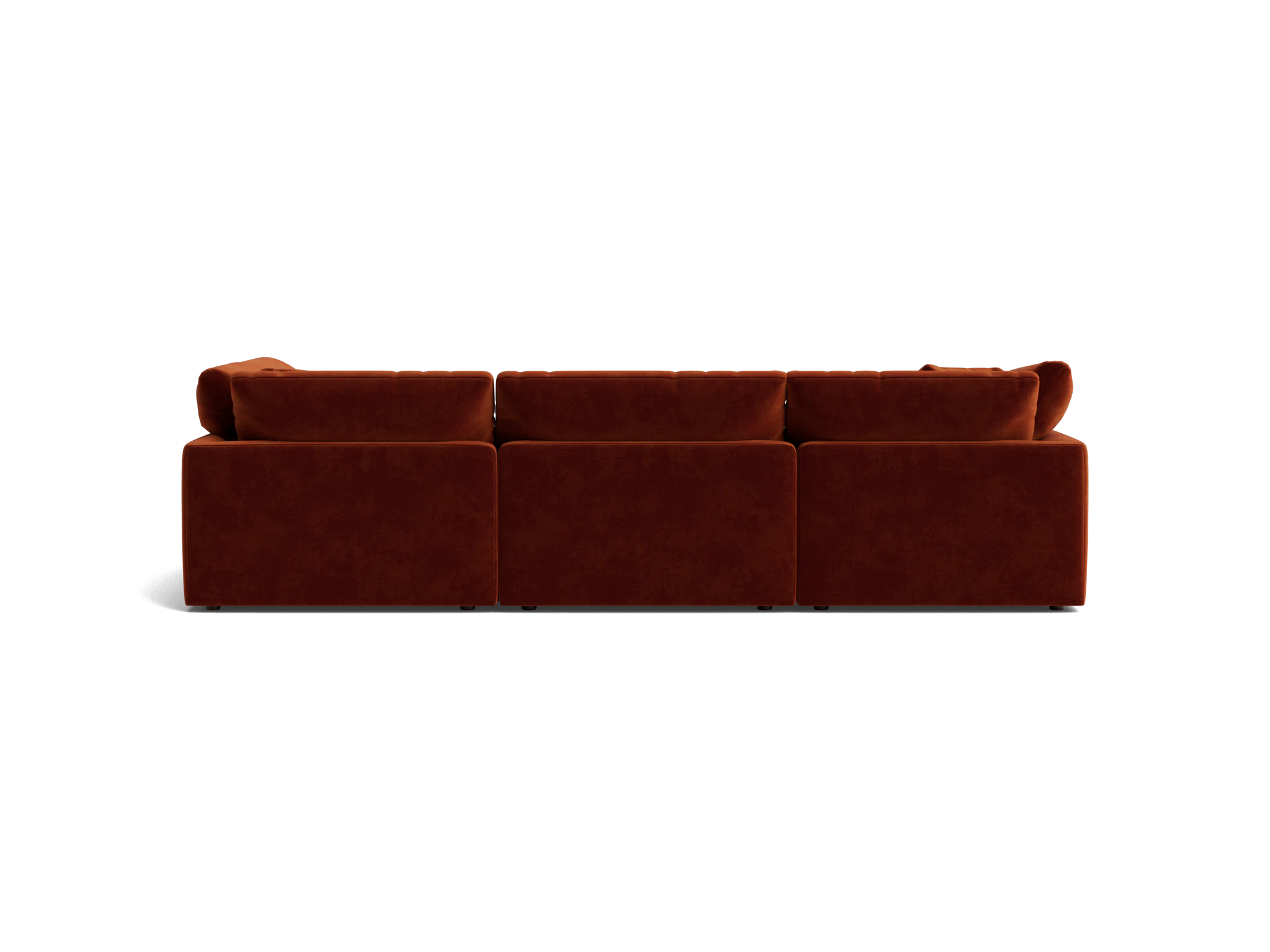 bryant sofa bumper sectional %285 piece%29 harper cinnamon