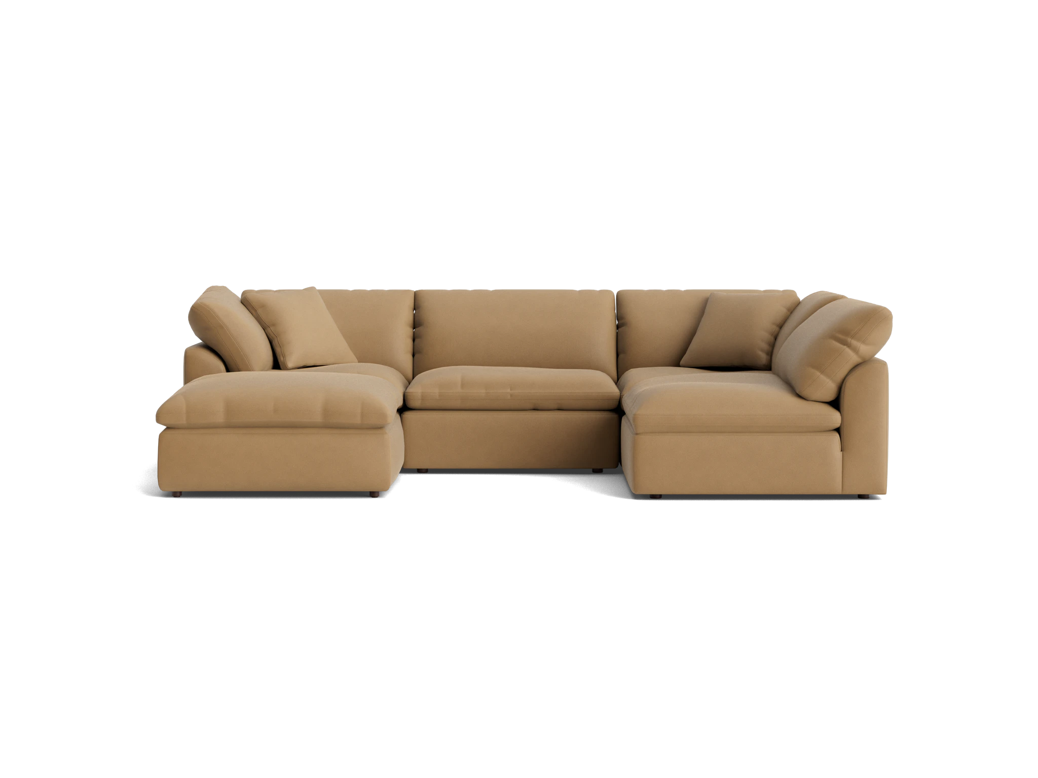 Bryant U-Sofa Bumper Sectional (5 piece)