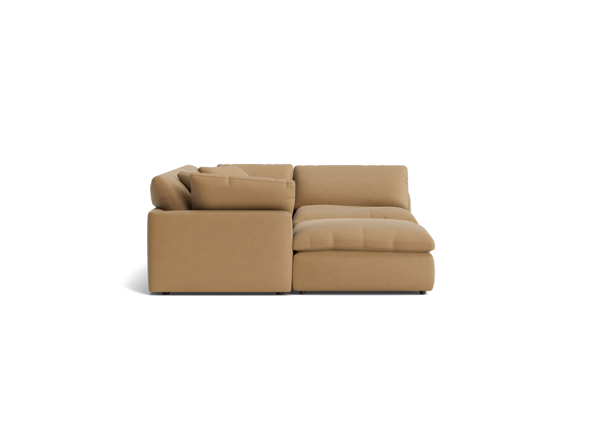 bryant sofa bumper sectional %285 piece%29 washed california biscuit