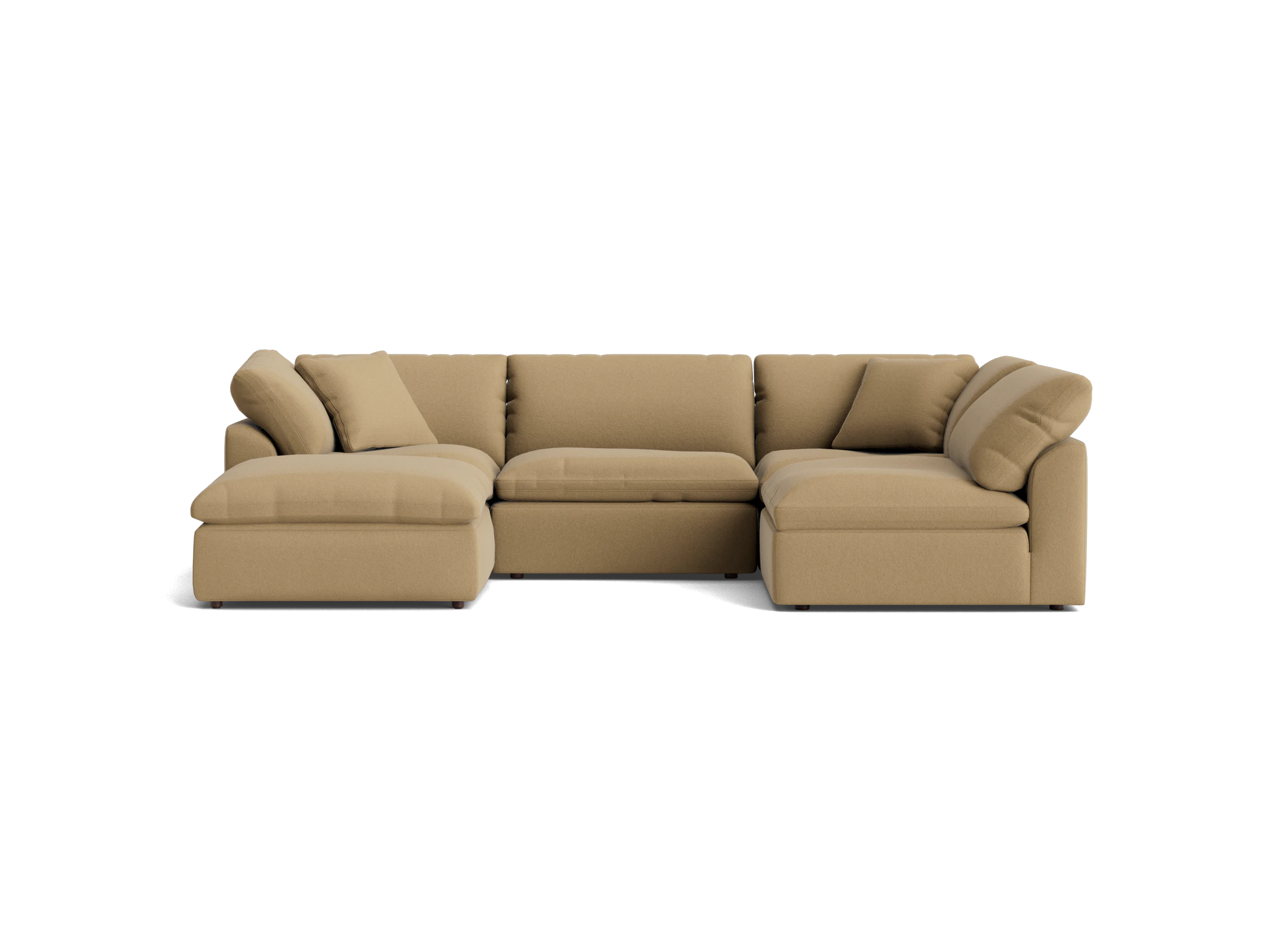 Bryant U-Sofa Bumper Sectional (5 piece)