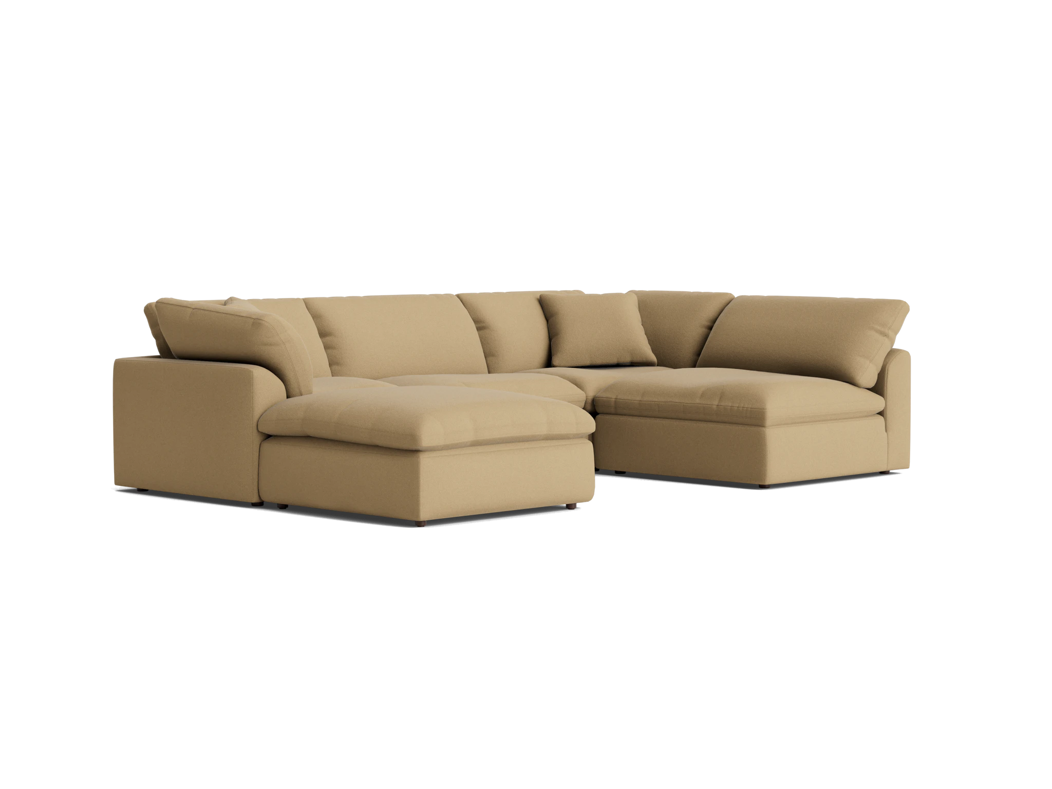 bryant sofa bumper sectional %285 piece%29 banks oatmeal