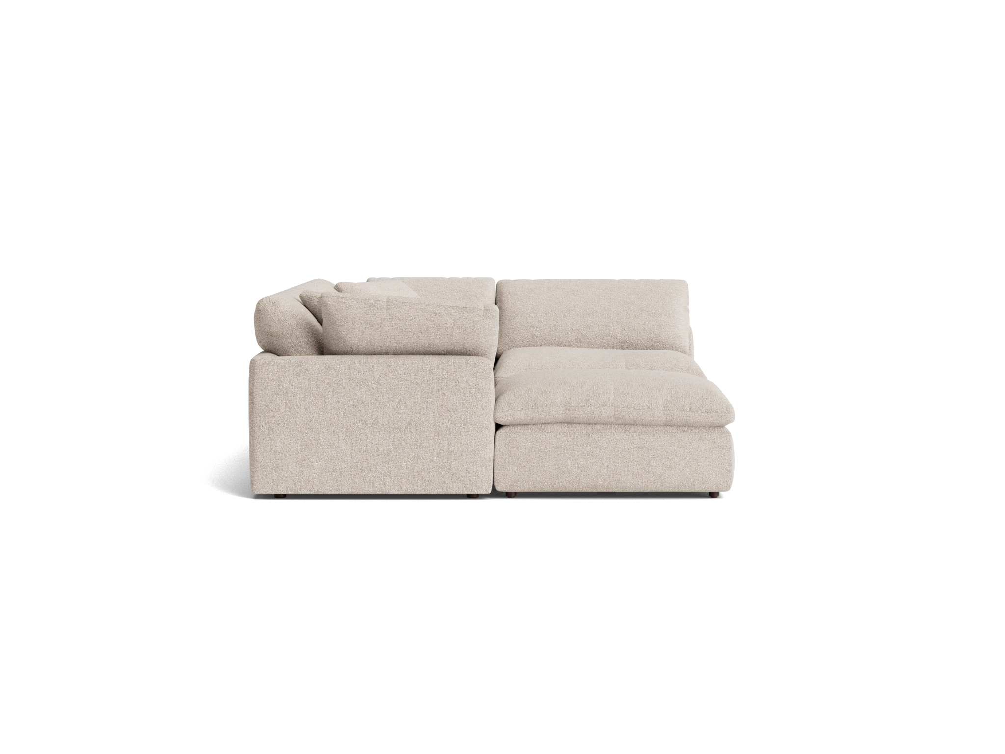 bryant sofa bumper sectional %285 piece%29 borough cotton