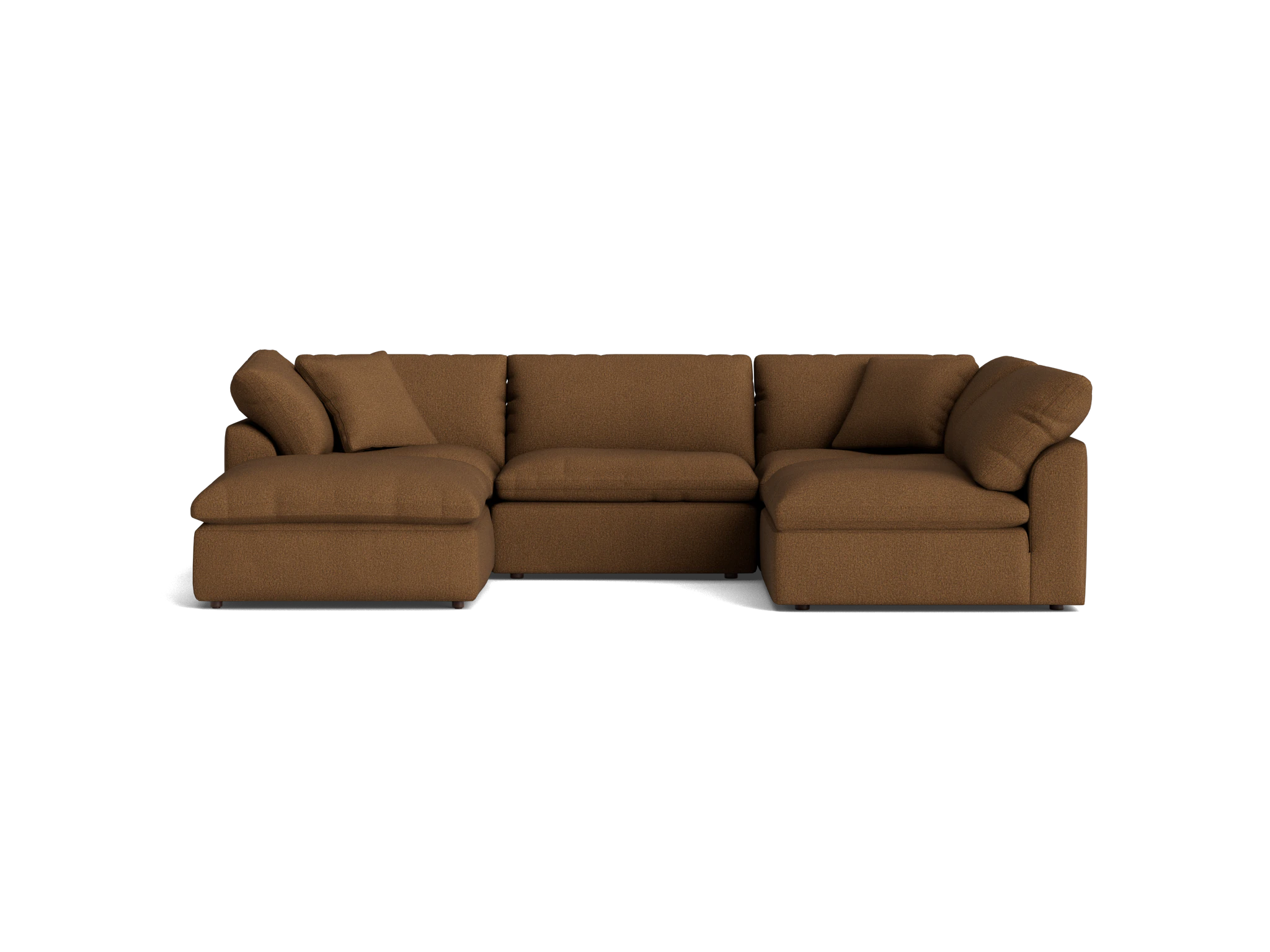 bryant sofa bumper sectional %285 piece%29 faithful mocha