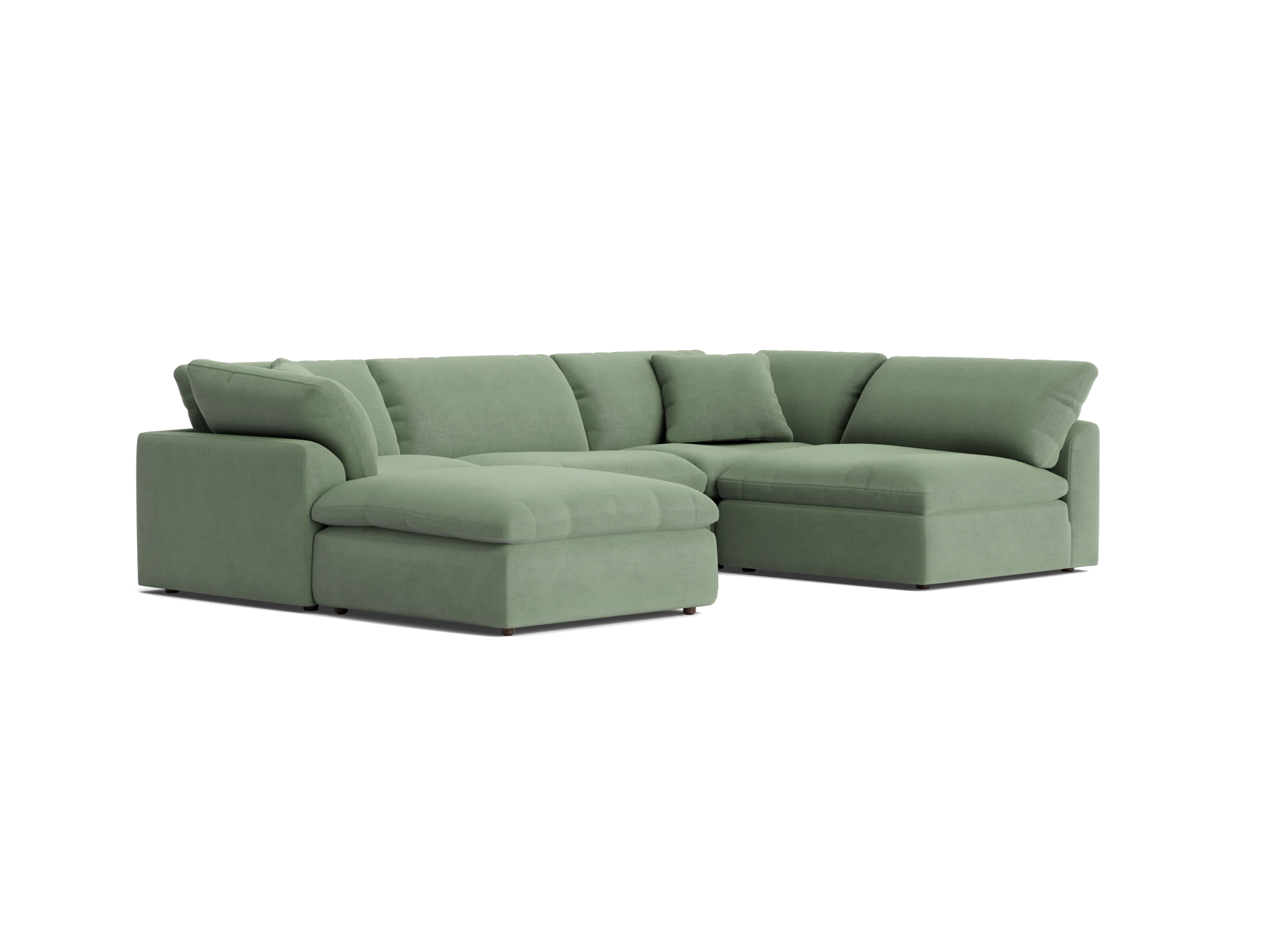 bryant sofa bumper sectional %285 piece%29 royale sage