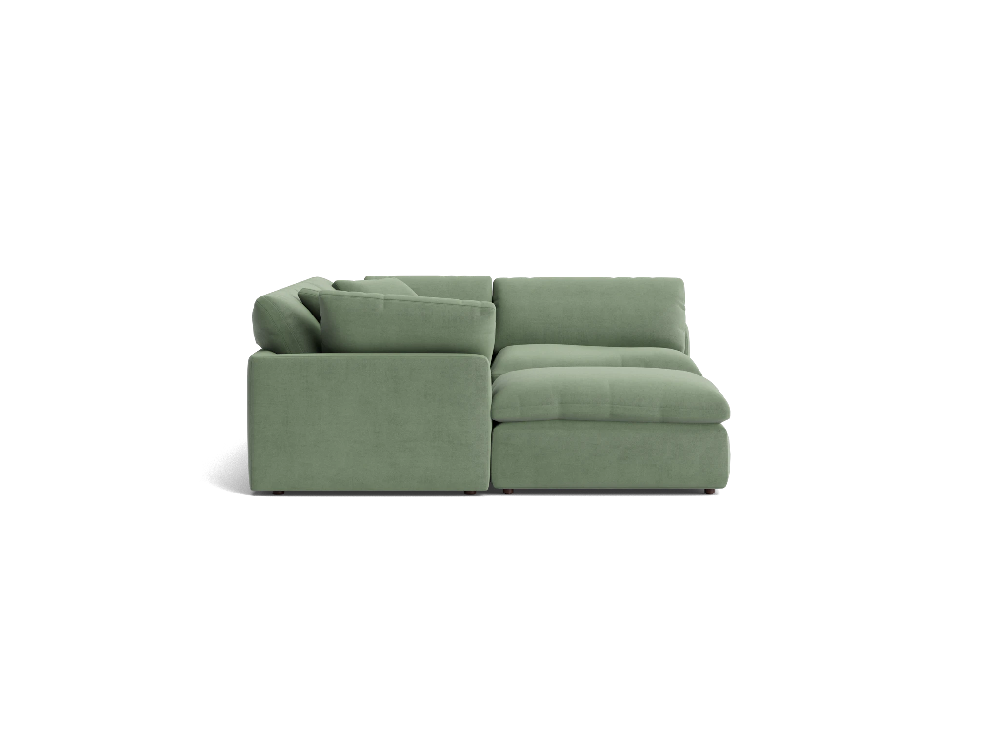 bryant sofa bumper sectional %285 piece%29 royale sage