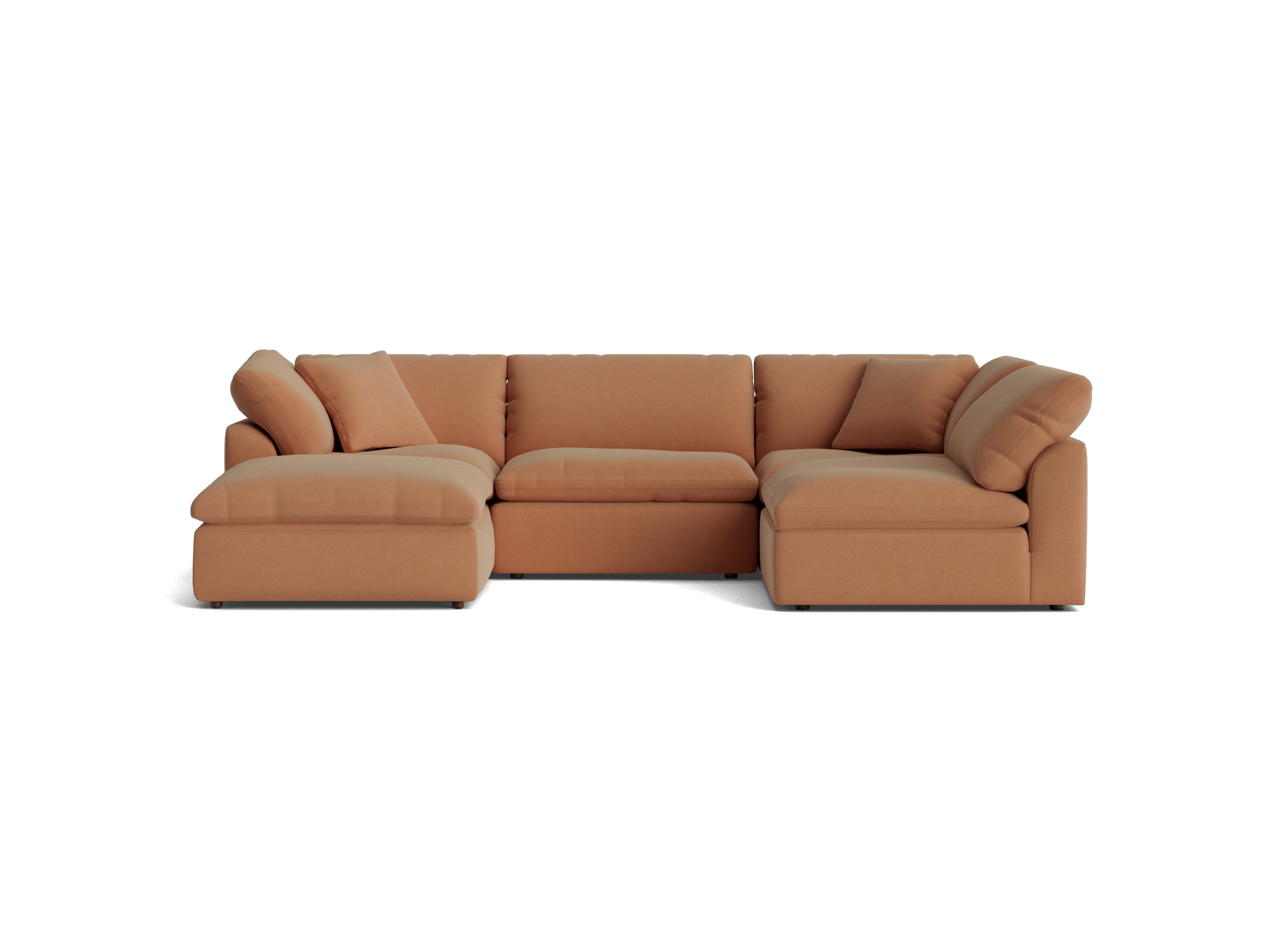 bryant sofa bumper sectional %285 piece%29 royale pantone mocha mousse