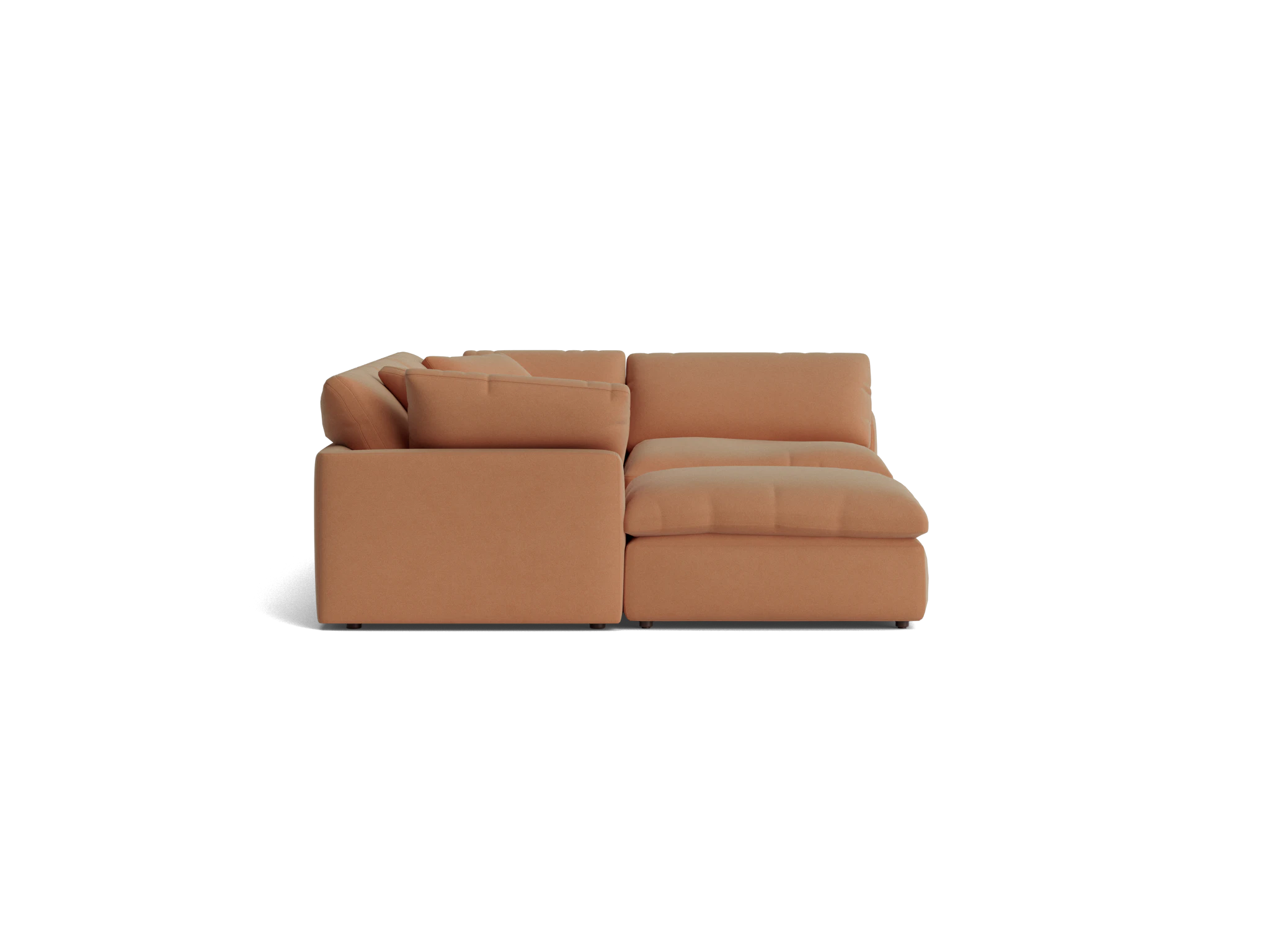 bryant sofa bumper sectional %285 piece%29 royale pantone mocha mousse