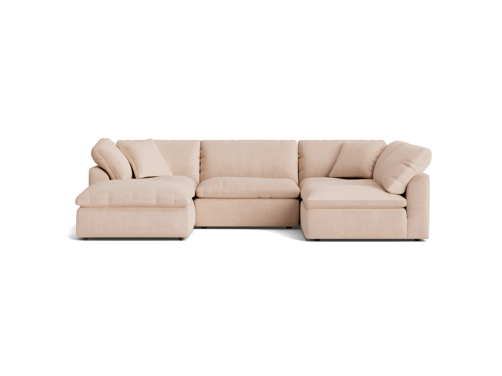 Bryant U-Sofa Bumper Sectional (5 piece)