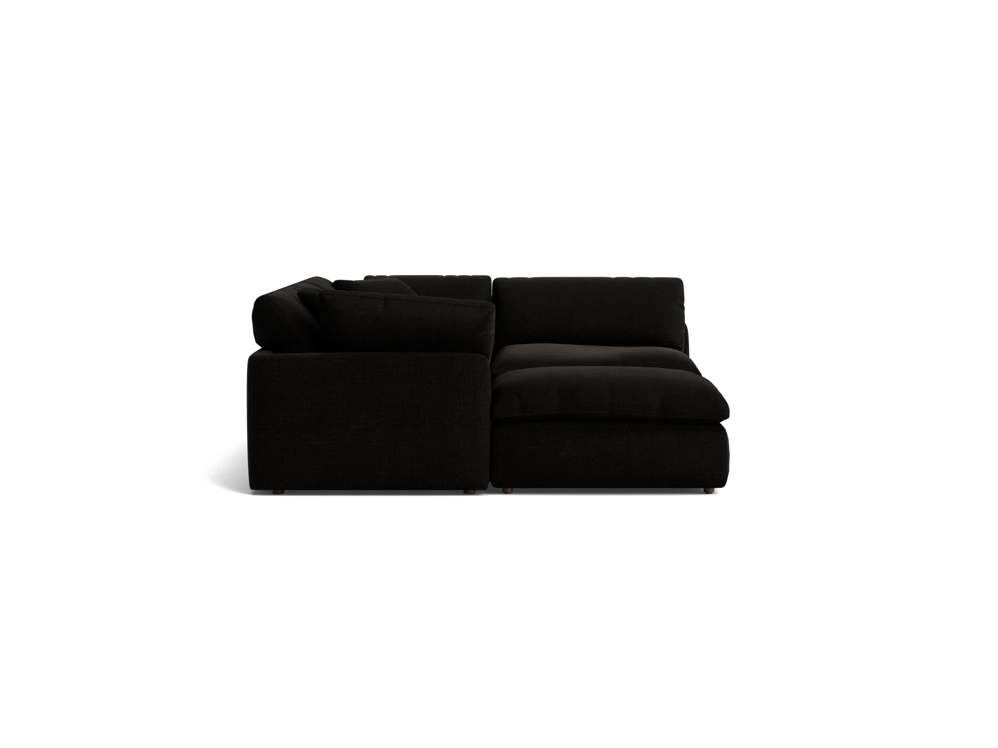 bryant sofa bumper sectional %285 piece%29 milo onyx