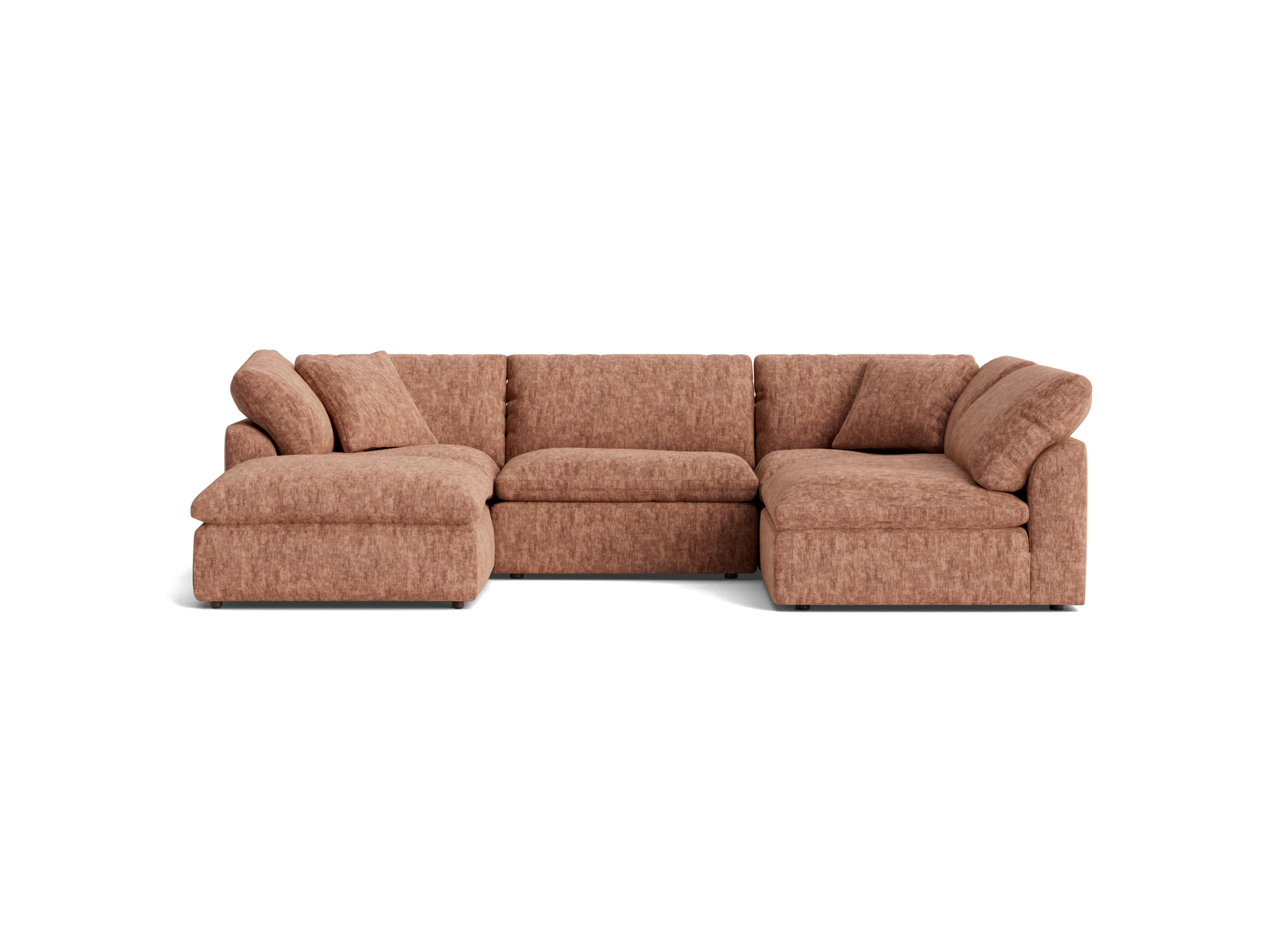 bryant sofa bumper sectional %285 piece%29 crave pantone mocha mousse