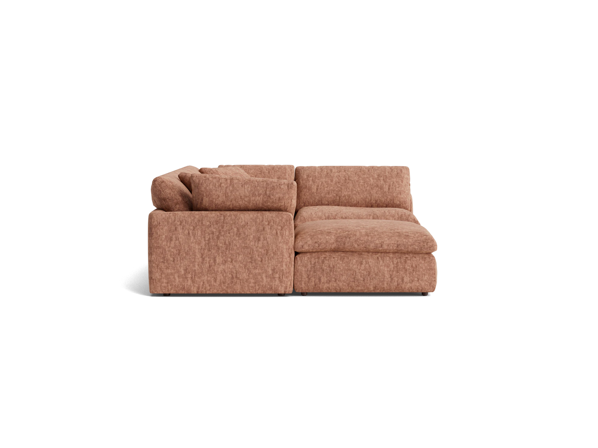 bryant sofa bumper sectional %285 piece%29 crave pantone mocha mousse