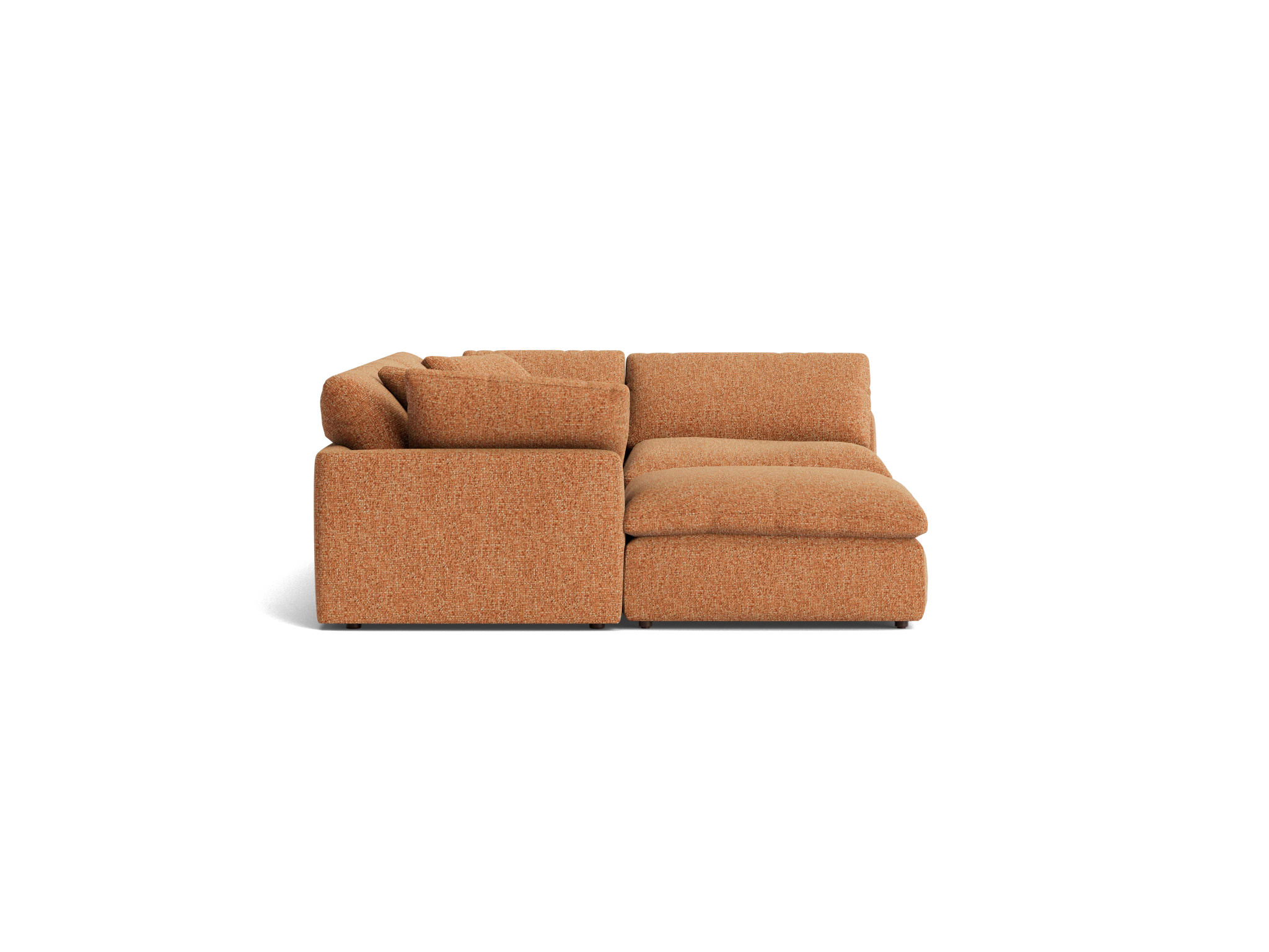 bryant sofa bumper sectional %285 piece%29 bungalow pantone glazed ginger