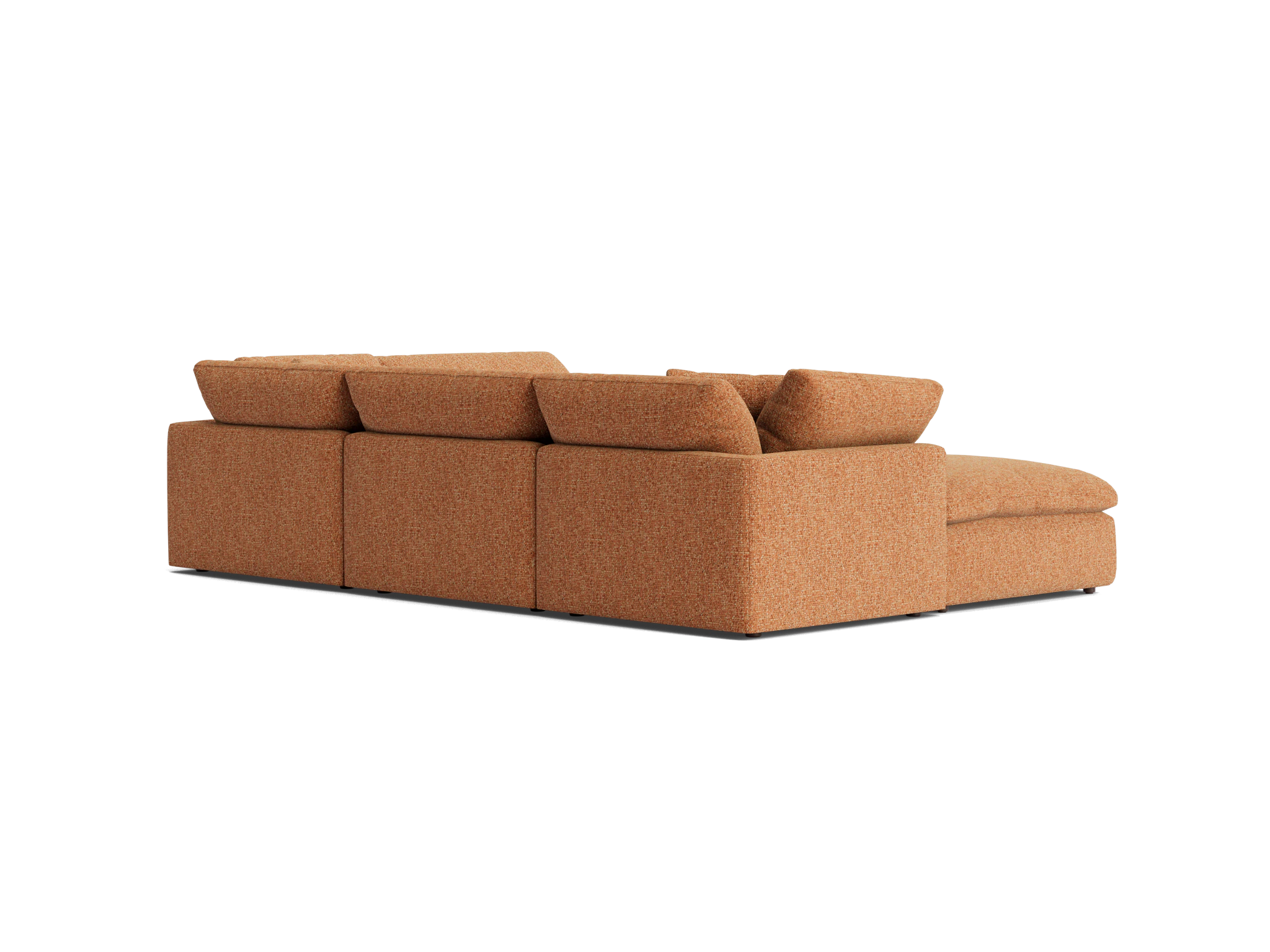 bryant sofa bumper sectional %285 piece%29 bungalow pantone glazed ginger