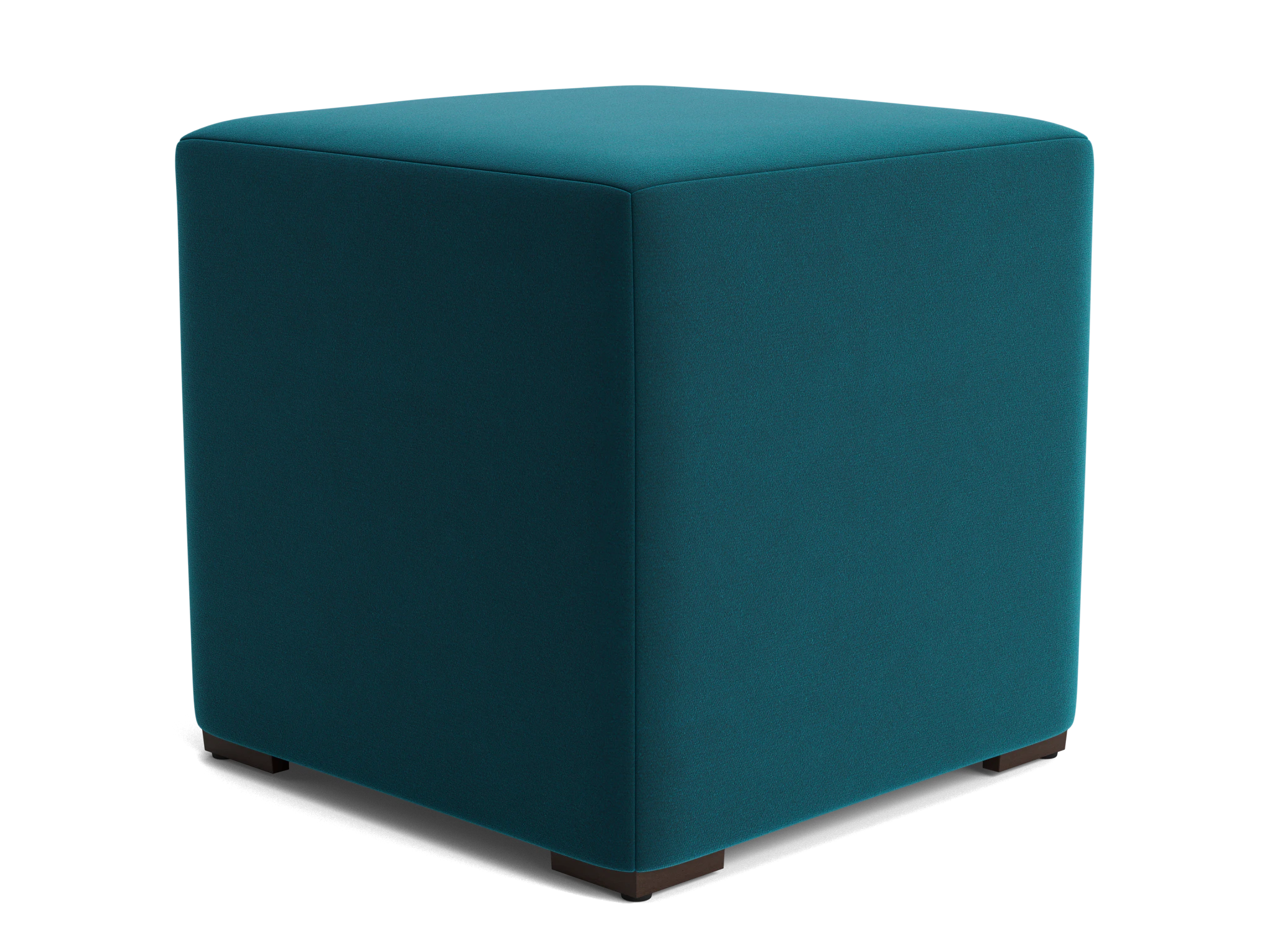 cort cube ottoman royale peacock