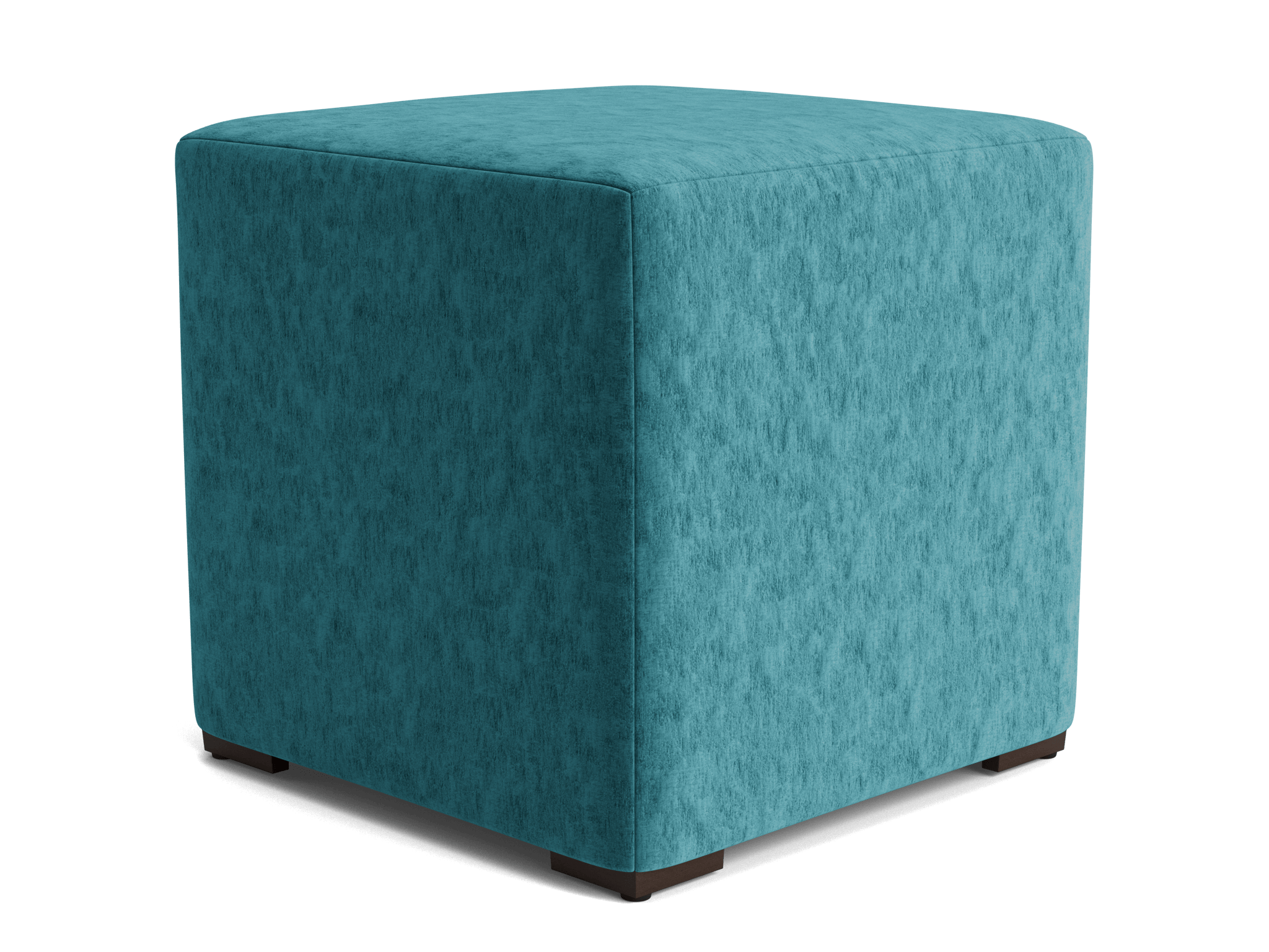 cort cube ottoman prime peacock