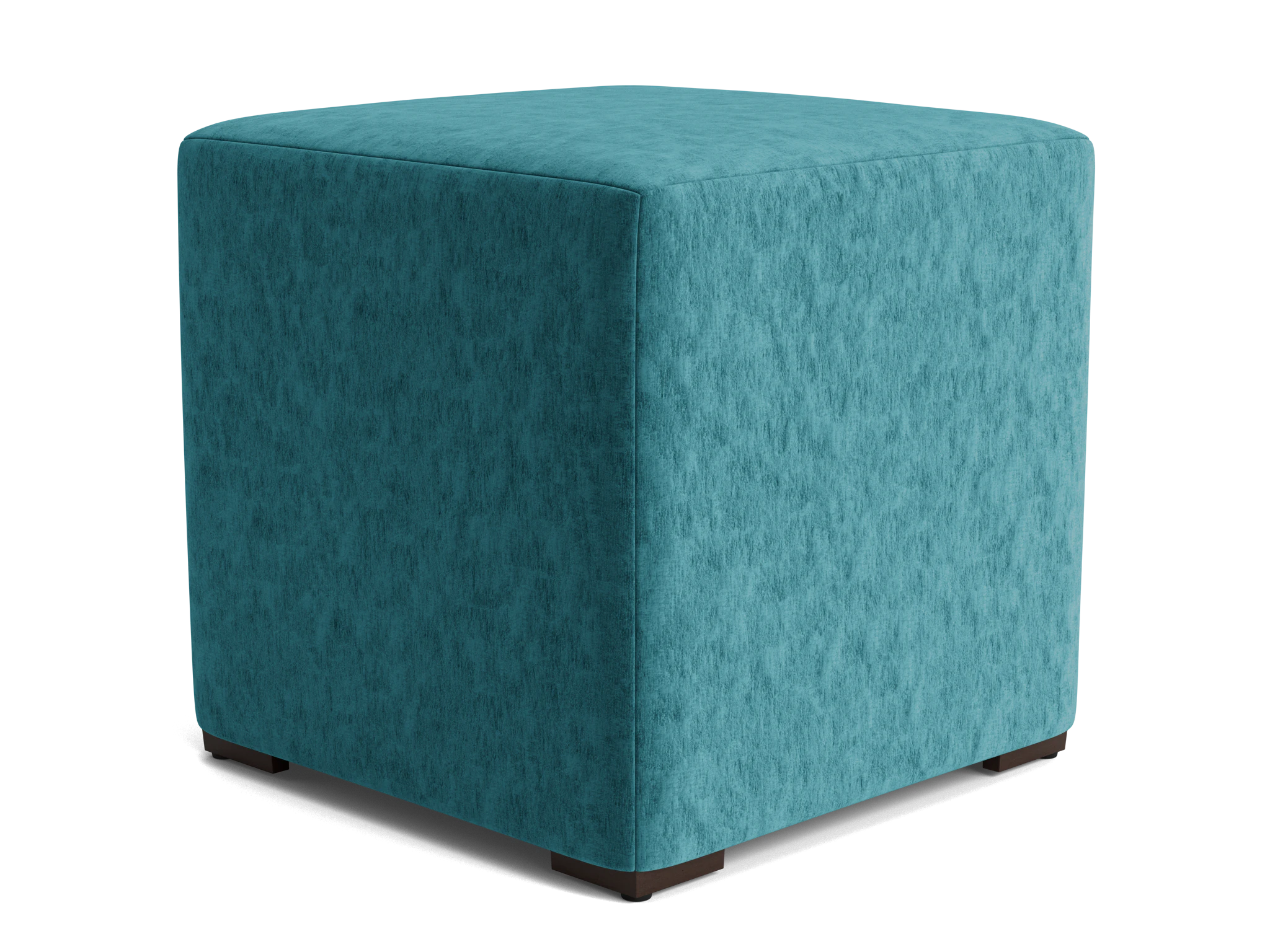 cort cube ottoman prime peacock