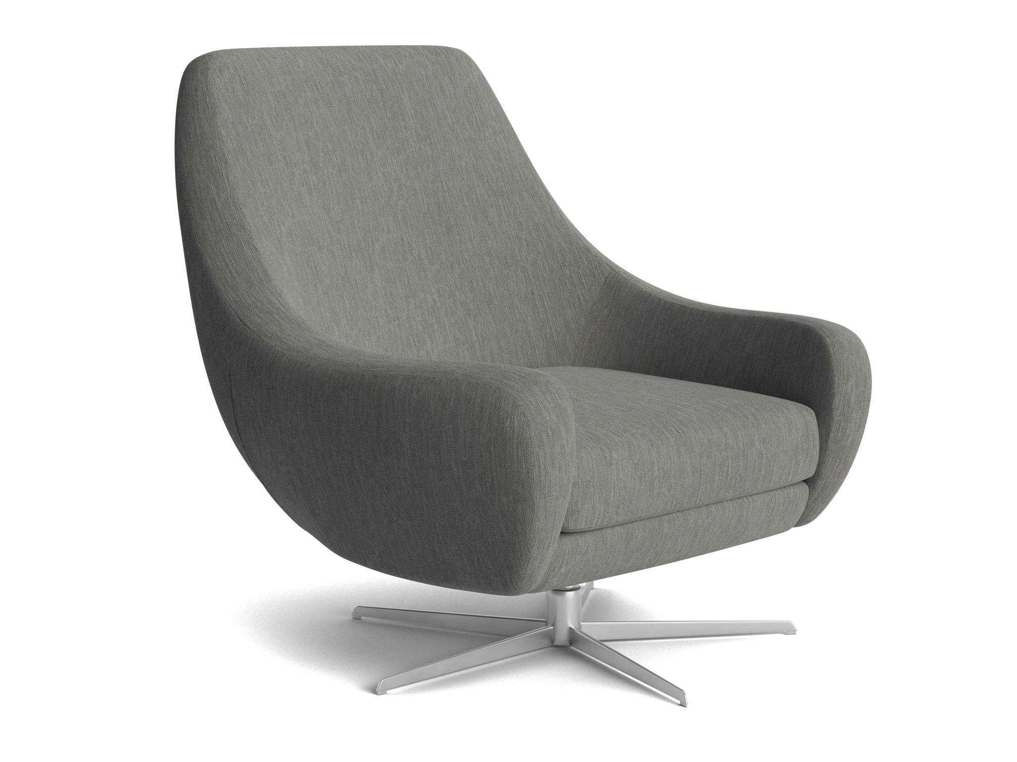 lenette swivel chair bentley pewter