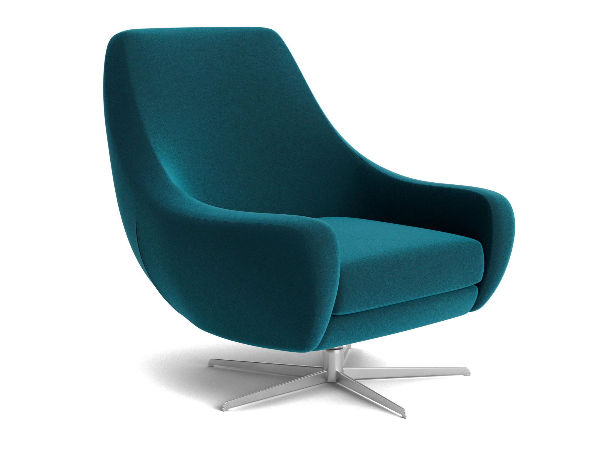lenette swivel chair royale peacock