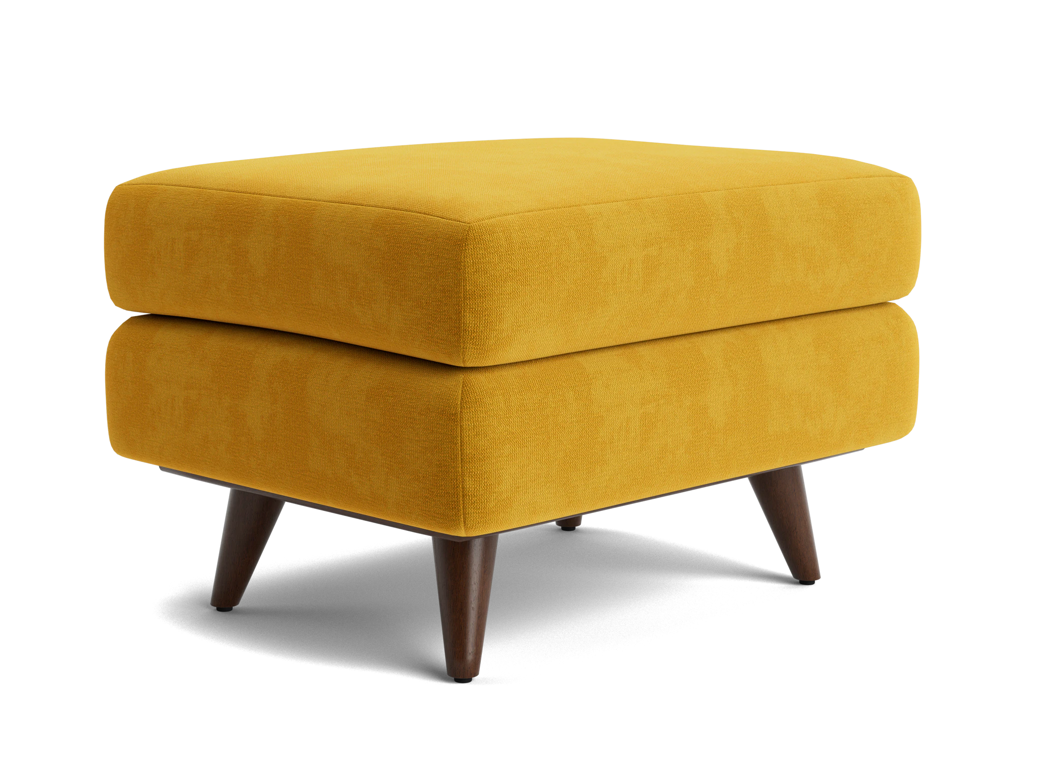 hughes apartment ottoman harper amber gold