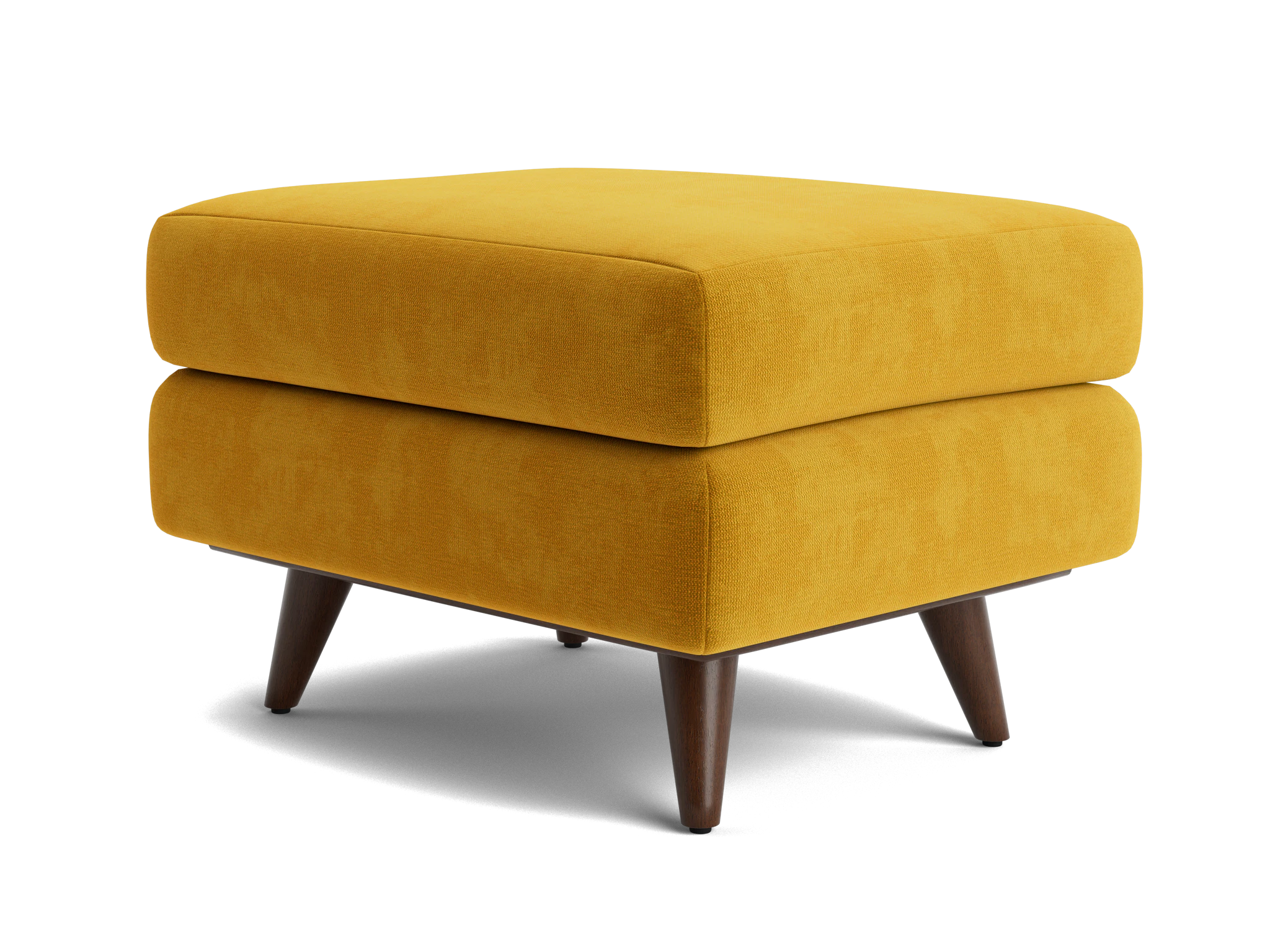 hughes apartment ottoman harper amber gold