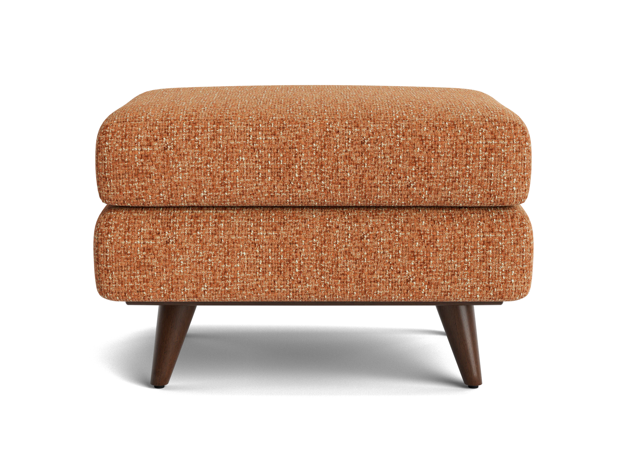 hughes apartment ottoman bungalow pantone glazed ginger