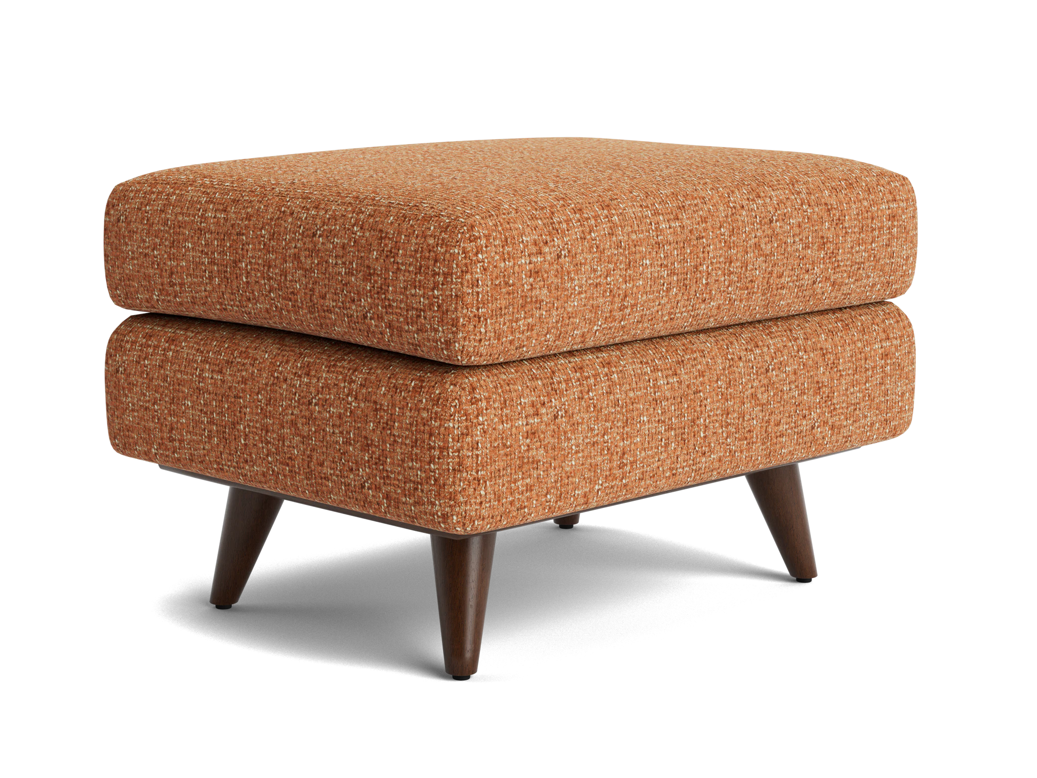 hughes apartment ottoman bungalow pantone glazed ginger
