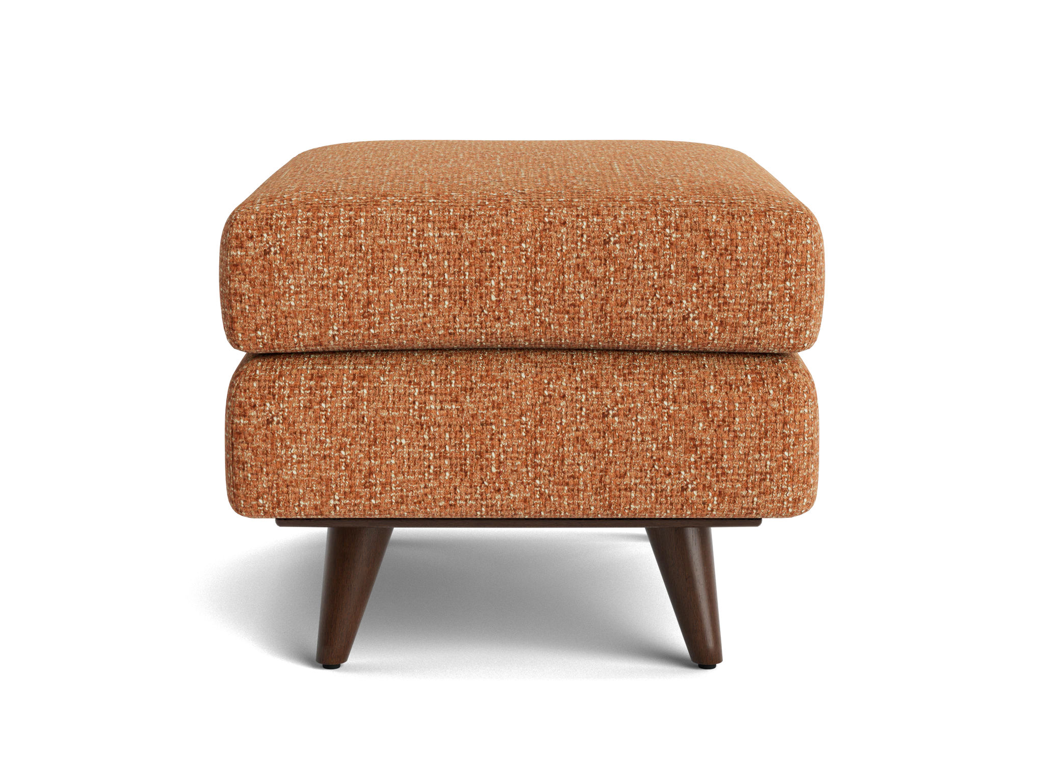 hughes apartment ottoman bungalow pantone glazed ginger