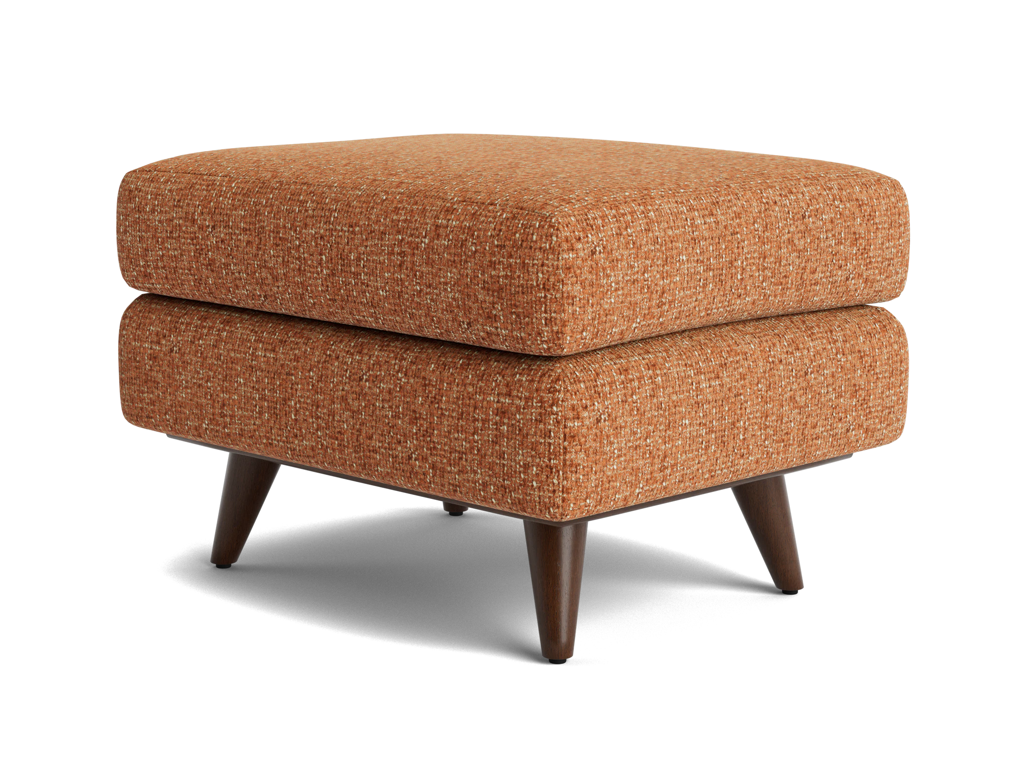 hughes apartment ottoman bungalow pantone glazed ginger