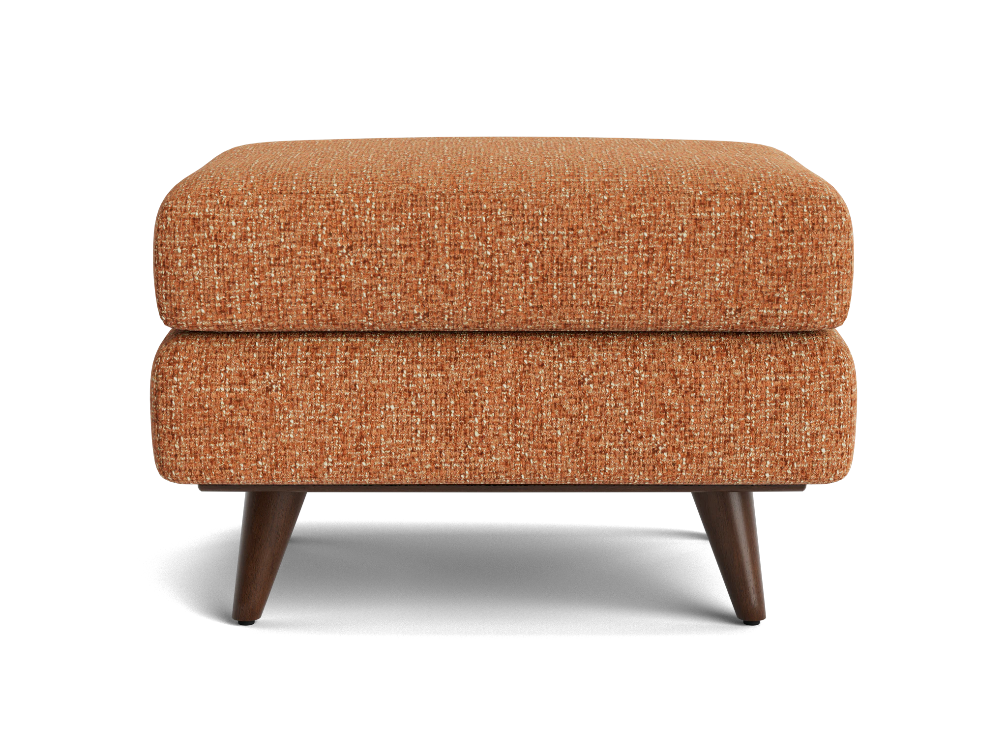 hughes apartment ottoman bungalow pantone glazed ginger