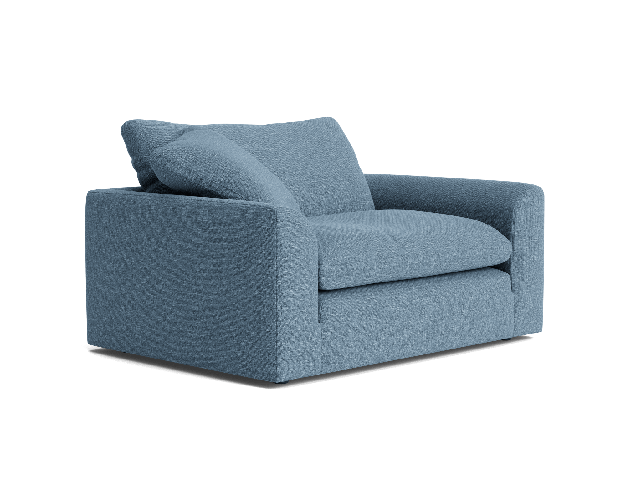 bryant chair and half milo french blue