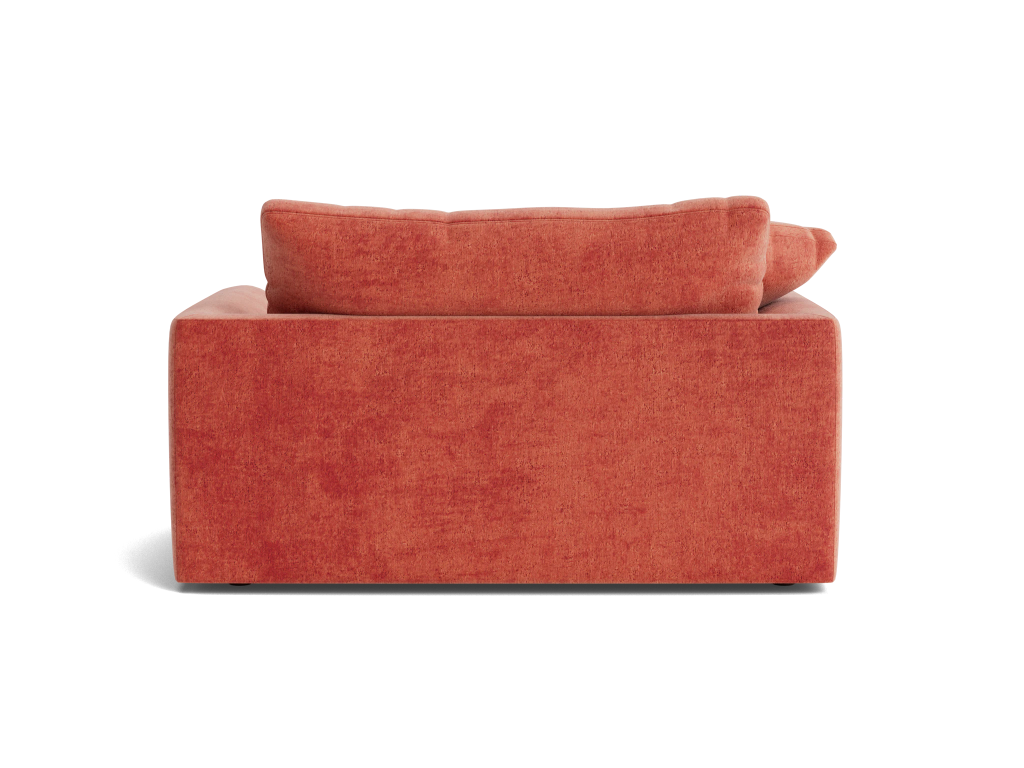 bryant chair and half plush terra rose