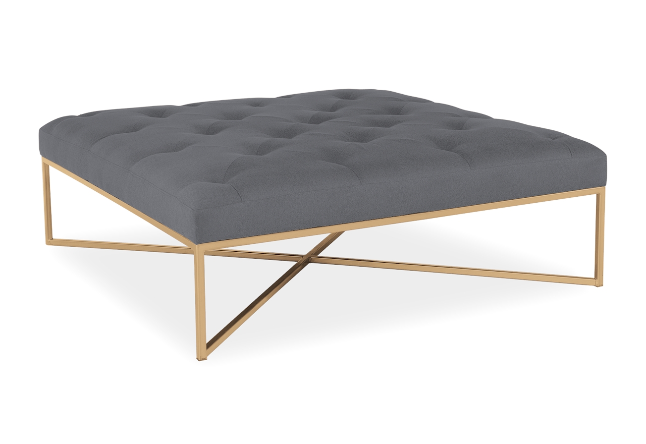 finley square ottoman essence ash