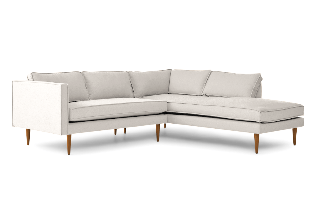 serena sectional with bumper %282 piece%29 merit dove