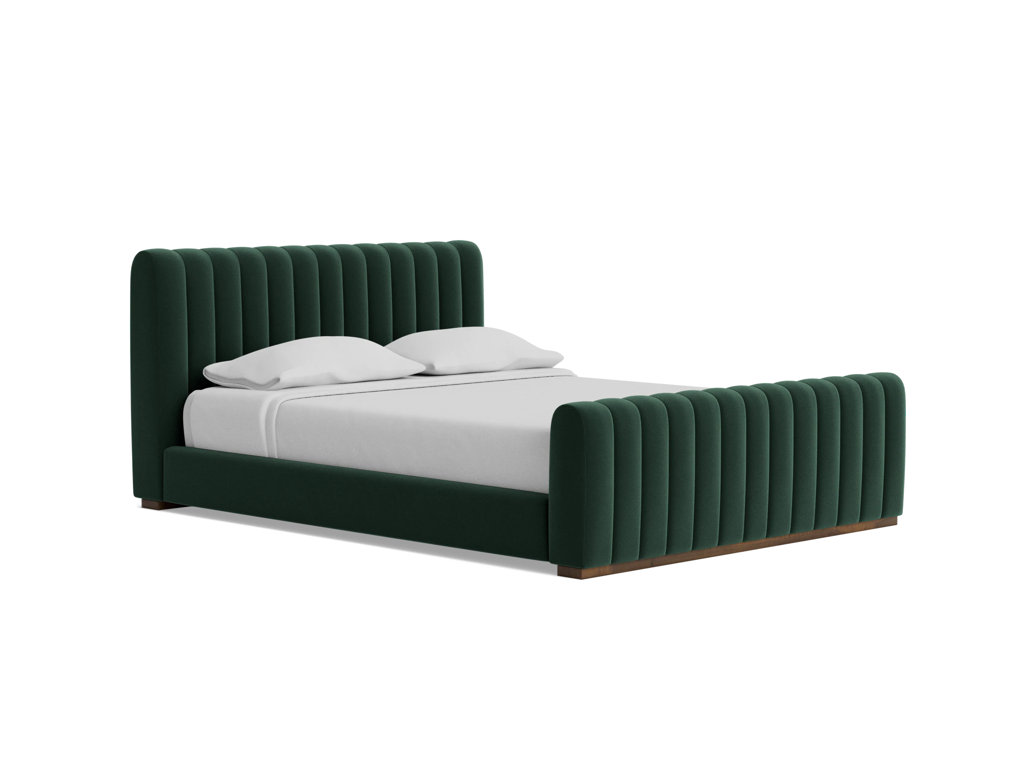 camille bed royale evergreen