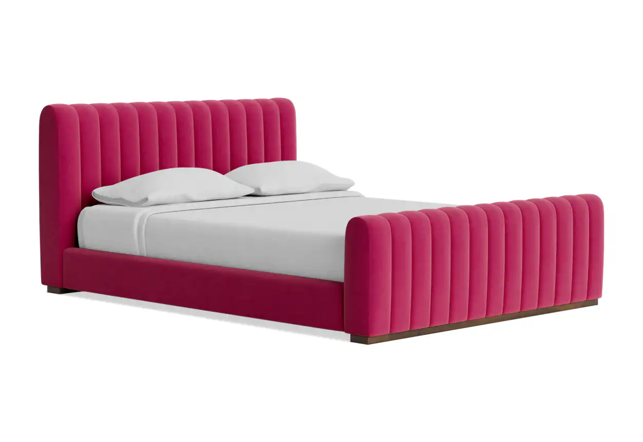 camille bed royale berry